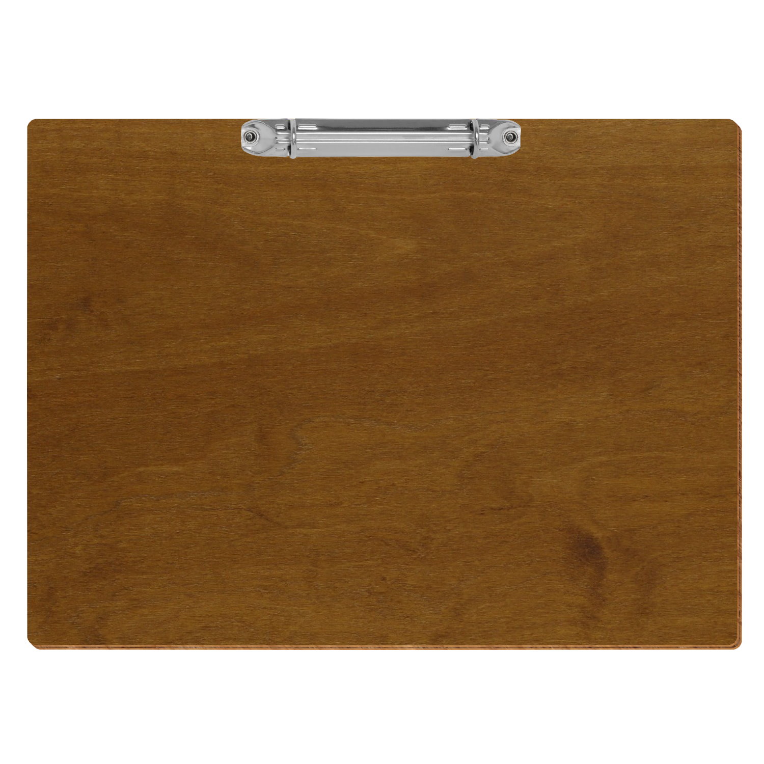 Ringbuchbrett Standardform Teak A4 querkant Ringbuchmechanik silber