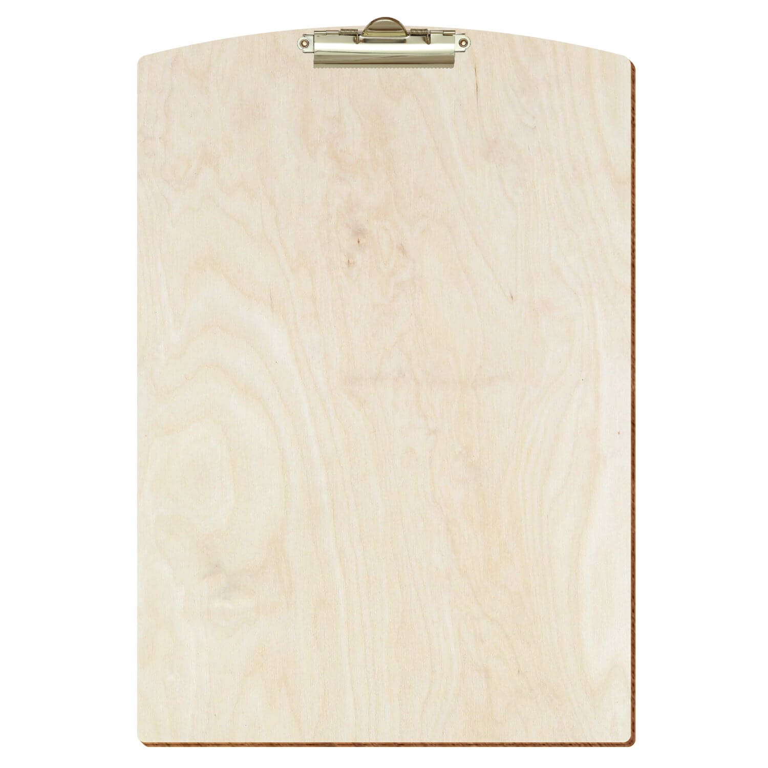 Klemmbrett Segmentform Birke natur A3 hochkant Zahnklemme gold