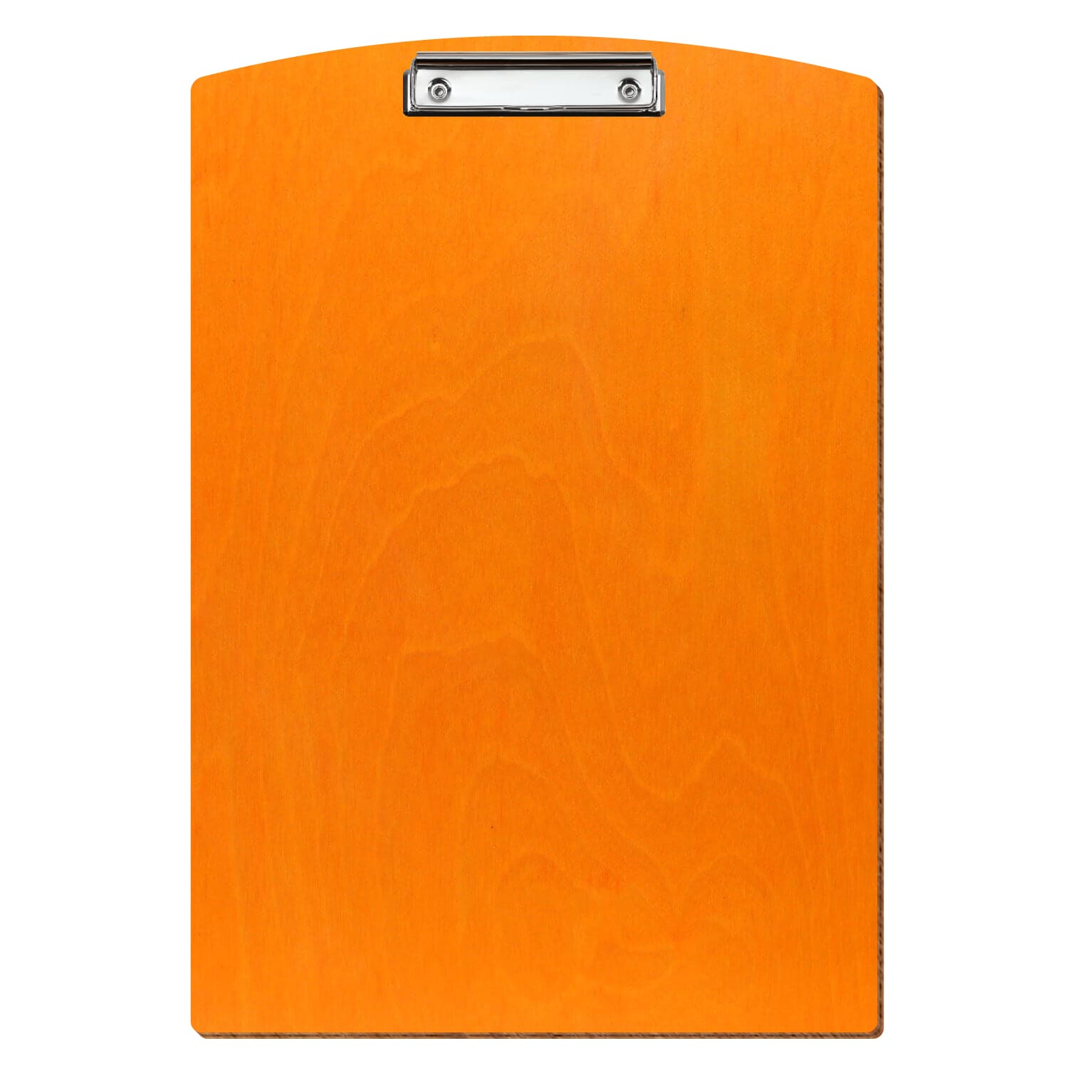 Klemmbrett Segmentform Orange A3 hochkant Bügelklemme silber