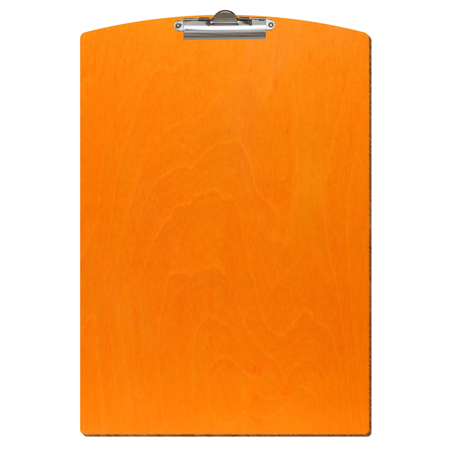 Klemmbrett Segmentform Orange A3 hochkant Zahnklemme silber