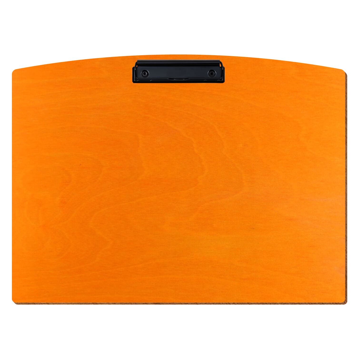 Klemmbrett Segmentform Orange A3 querkant Bügelklemme schwarz