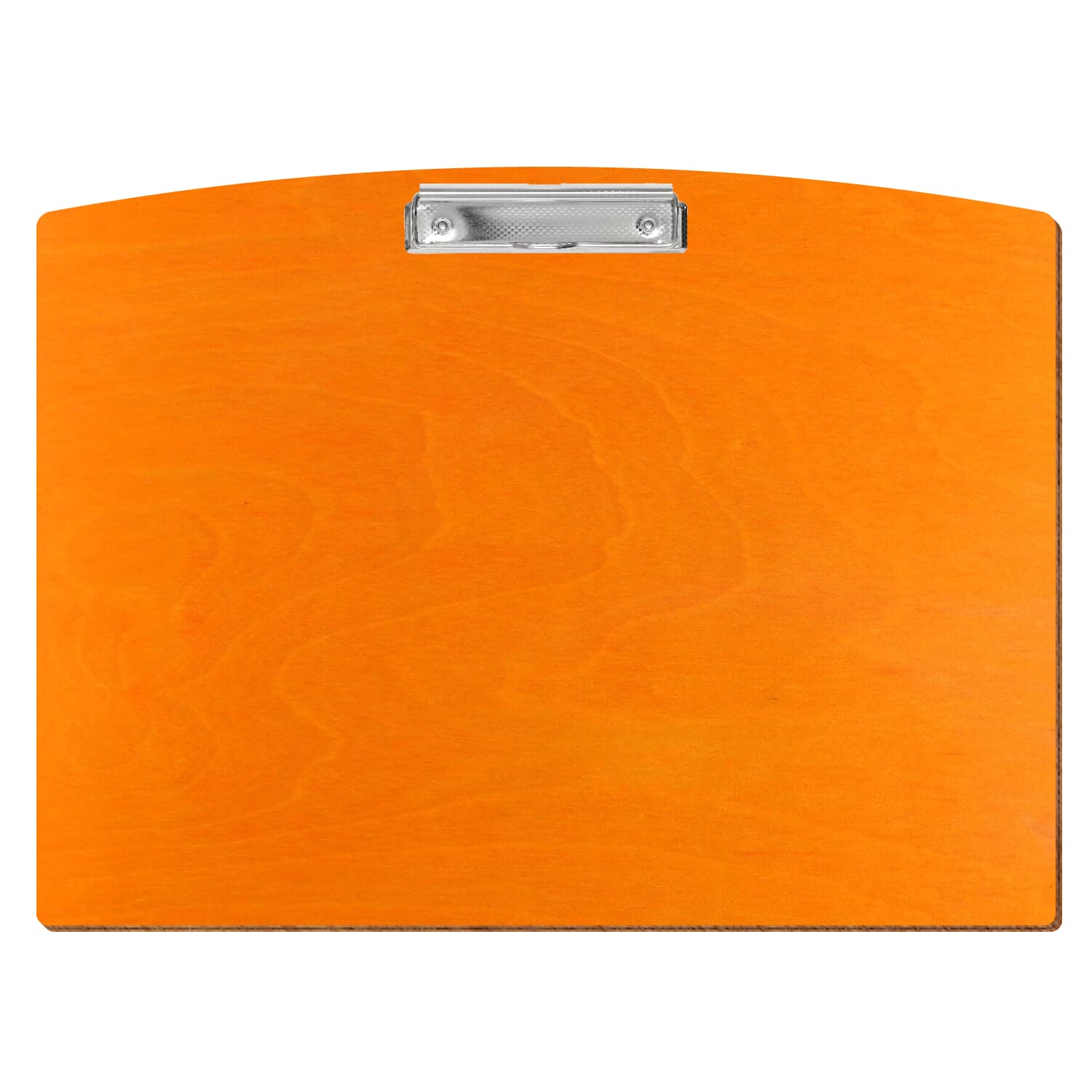 Klemmbrett Segmentform Orange A3 querkant Bügelklemme silber carbon