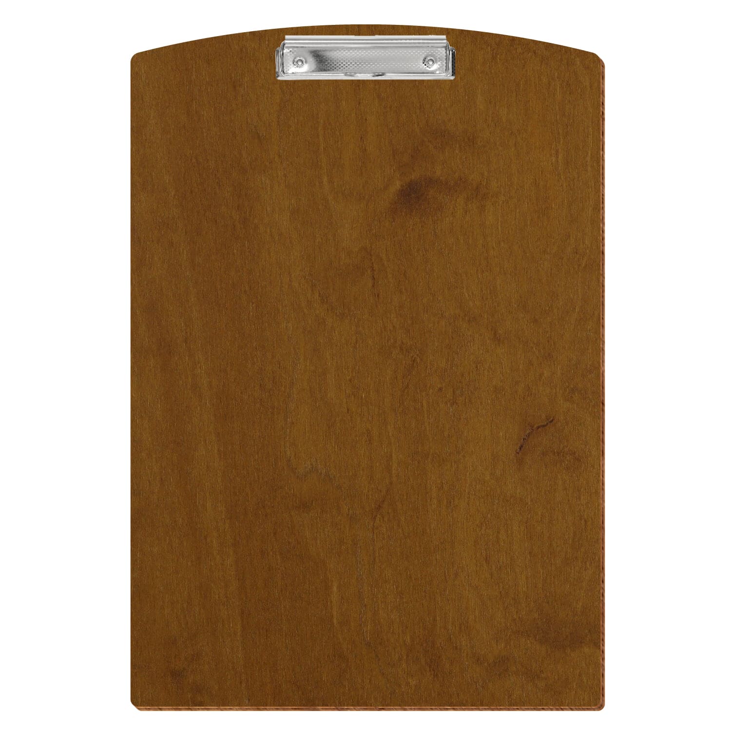 Klemmbrett Segmentform Teak A3 hochkant Bügelklemme silber carbon