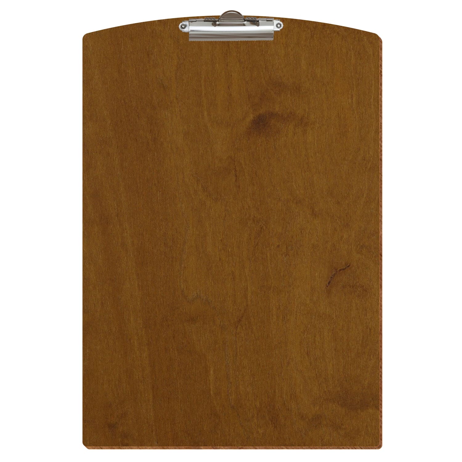 Klemmbrett Segmentform Teak A3 hochkant Zahnklemme silber
