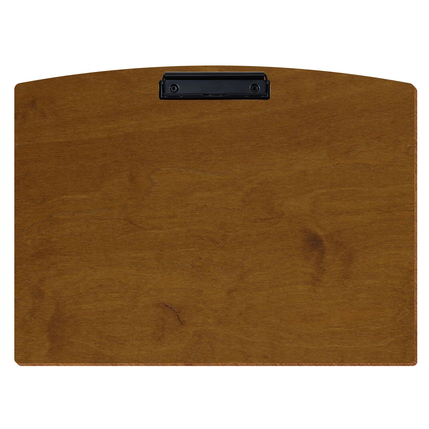 Klemmbrett Segmentform Teak A3 querkant Bügelklemme schwarz