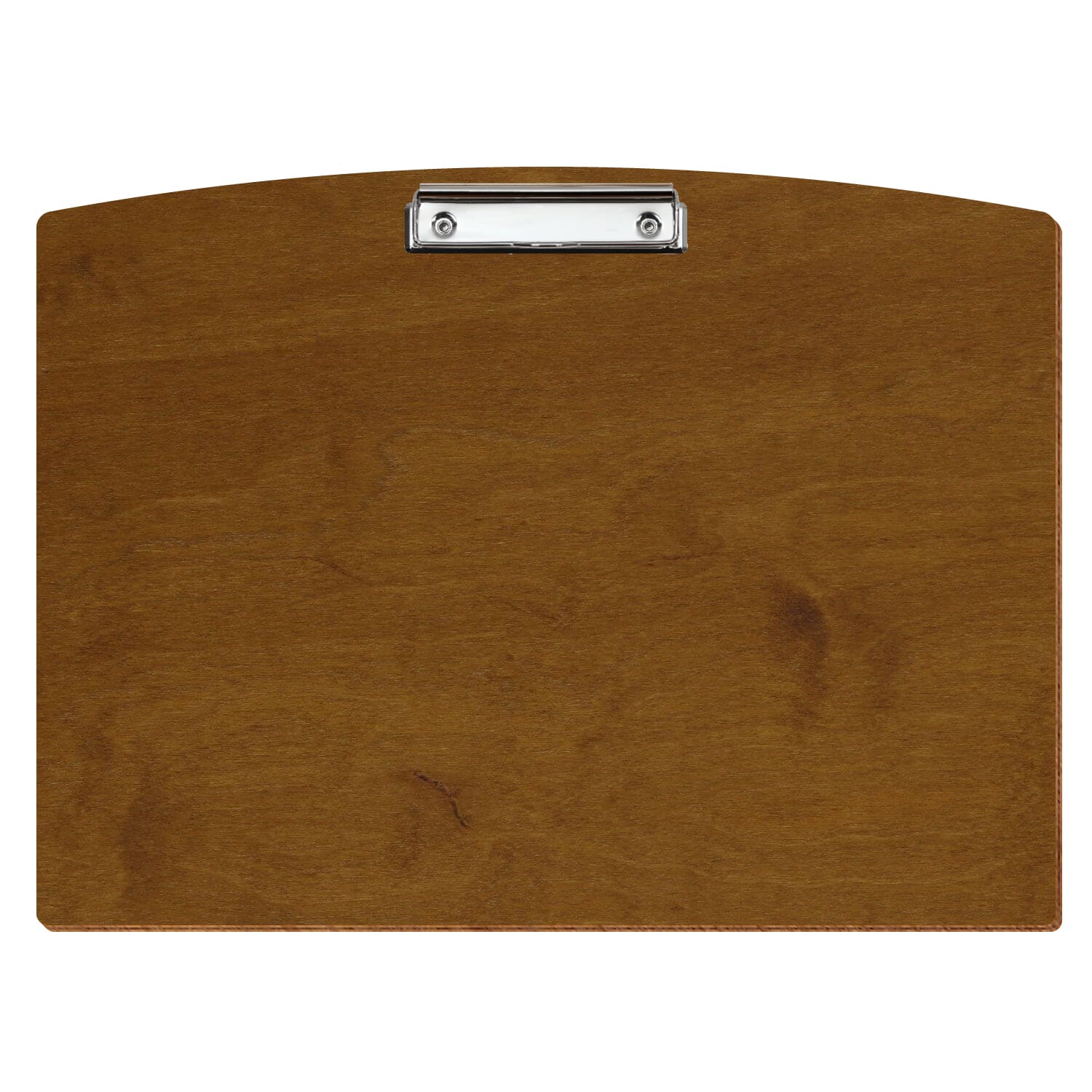 Klemmbrett Segmentform Teak A3 querkant Bügelklemme silber