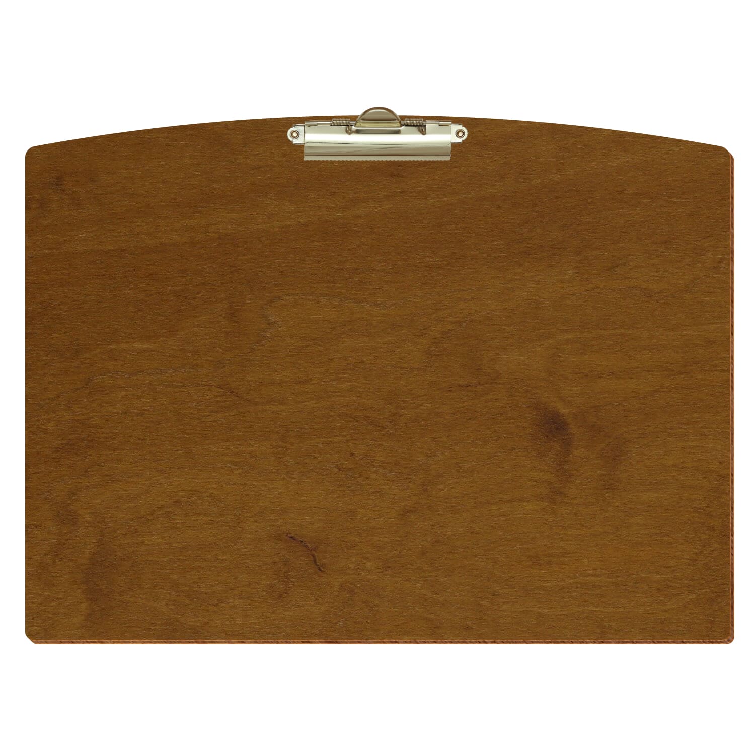 Klemmbrett Segmentform Teak A3 querkant Zahnklemme gold
