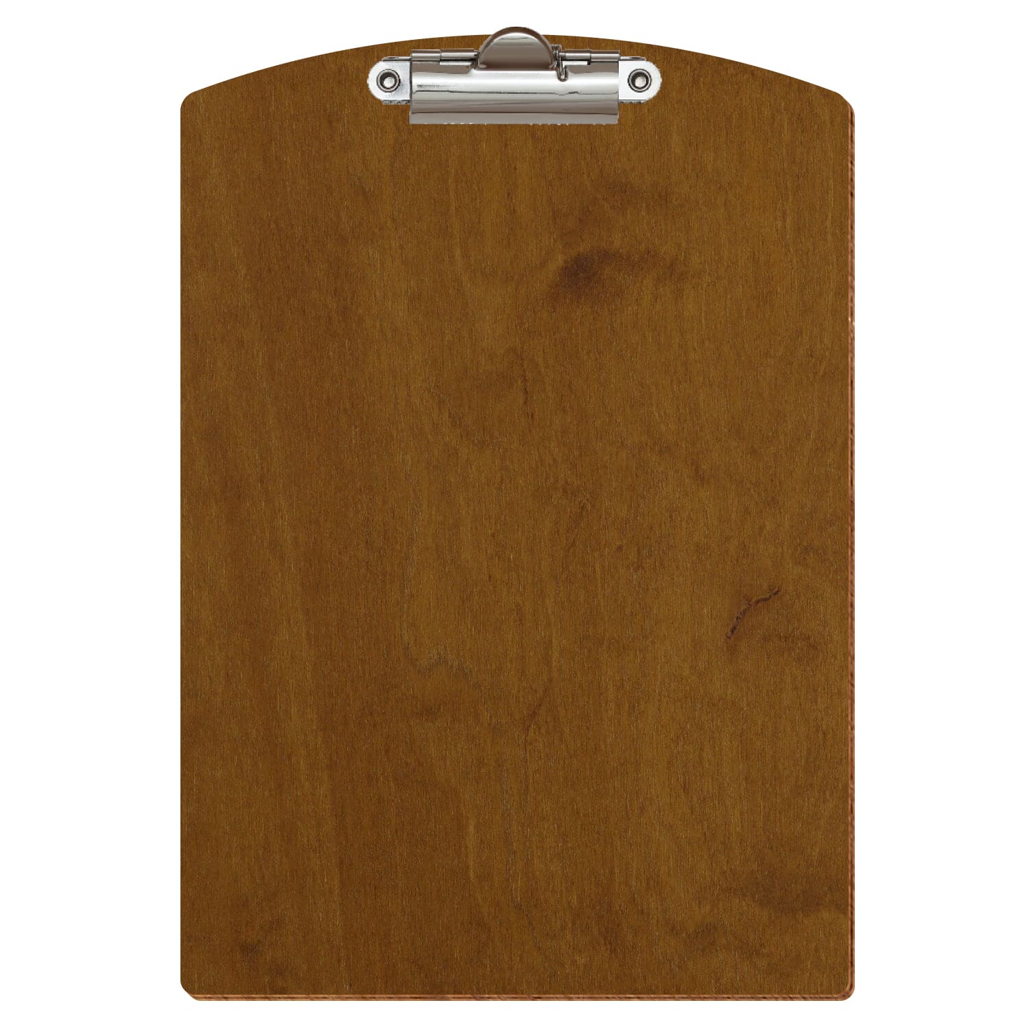 Klemmbrett Segmentform Teak A5 hochkant Zahnklemme silber