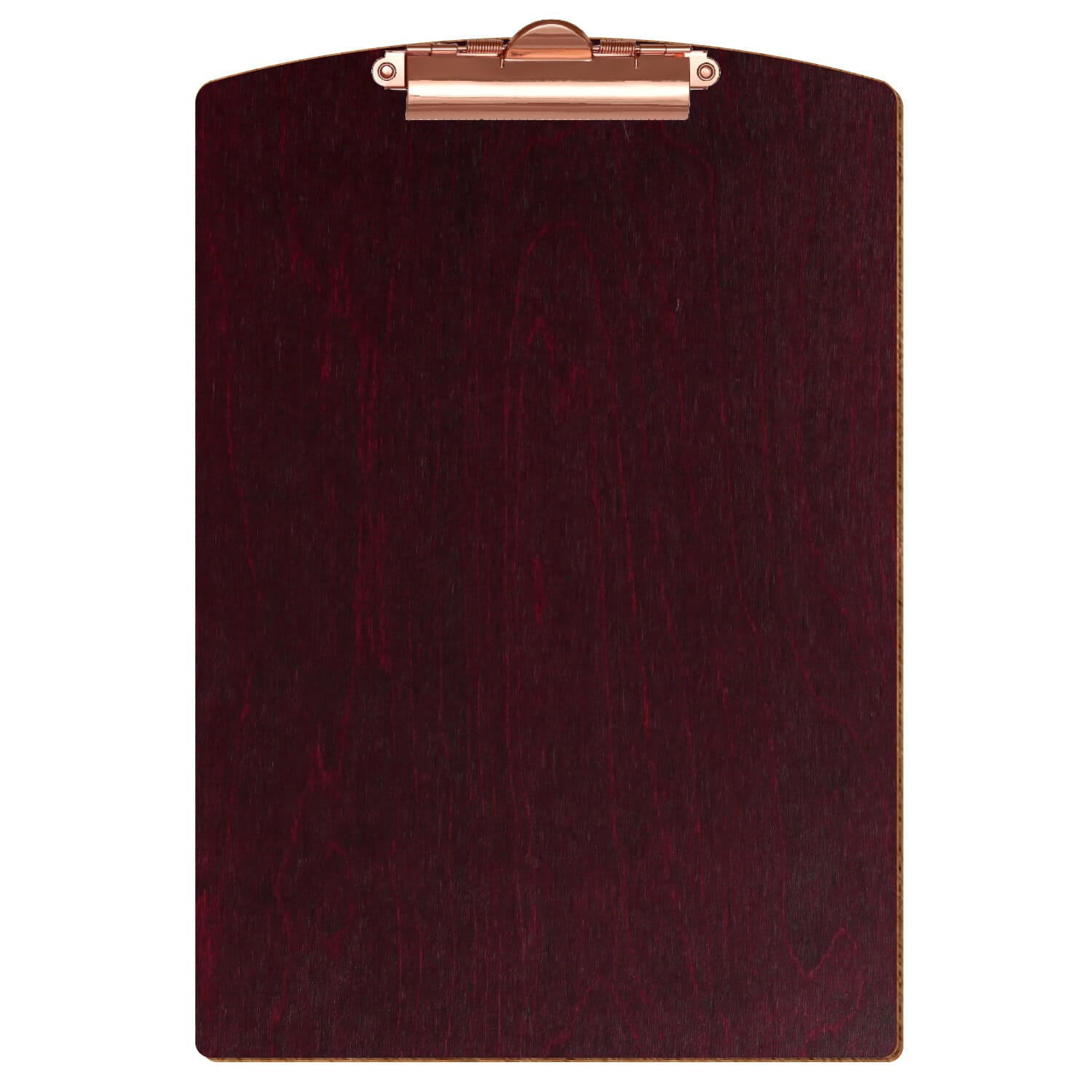 Klemmbrett Segmentform Violett A4 hochkant Zahnklemme roségold
