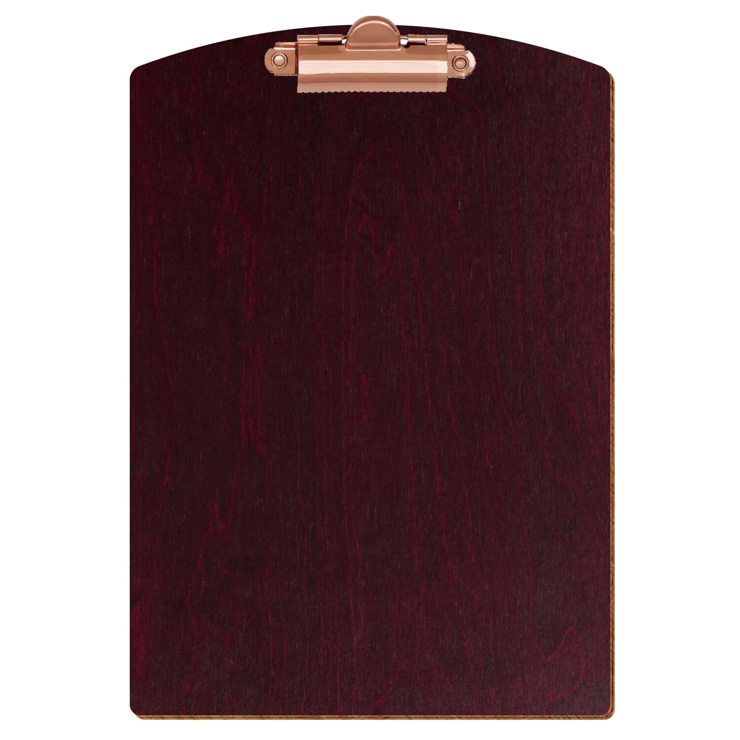 Klemmbrett Segmentform Violett A5 hochkant Zahnklemme roségold