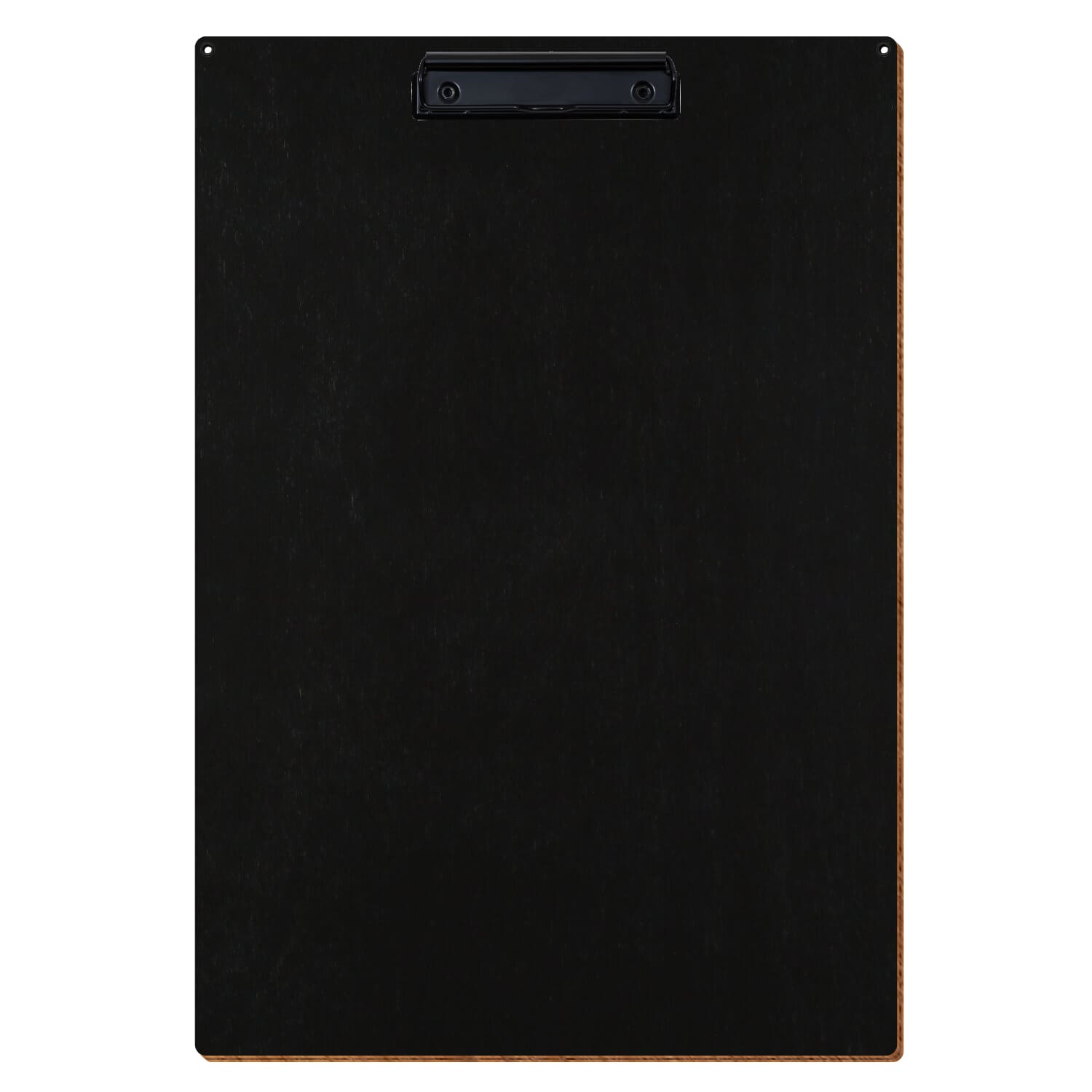 Klemmbrett Standardform Schwarz mit 2 Ösen A3 hochkant Bügelklemme schwarz