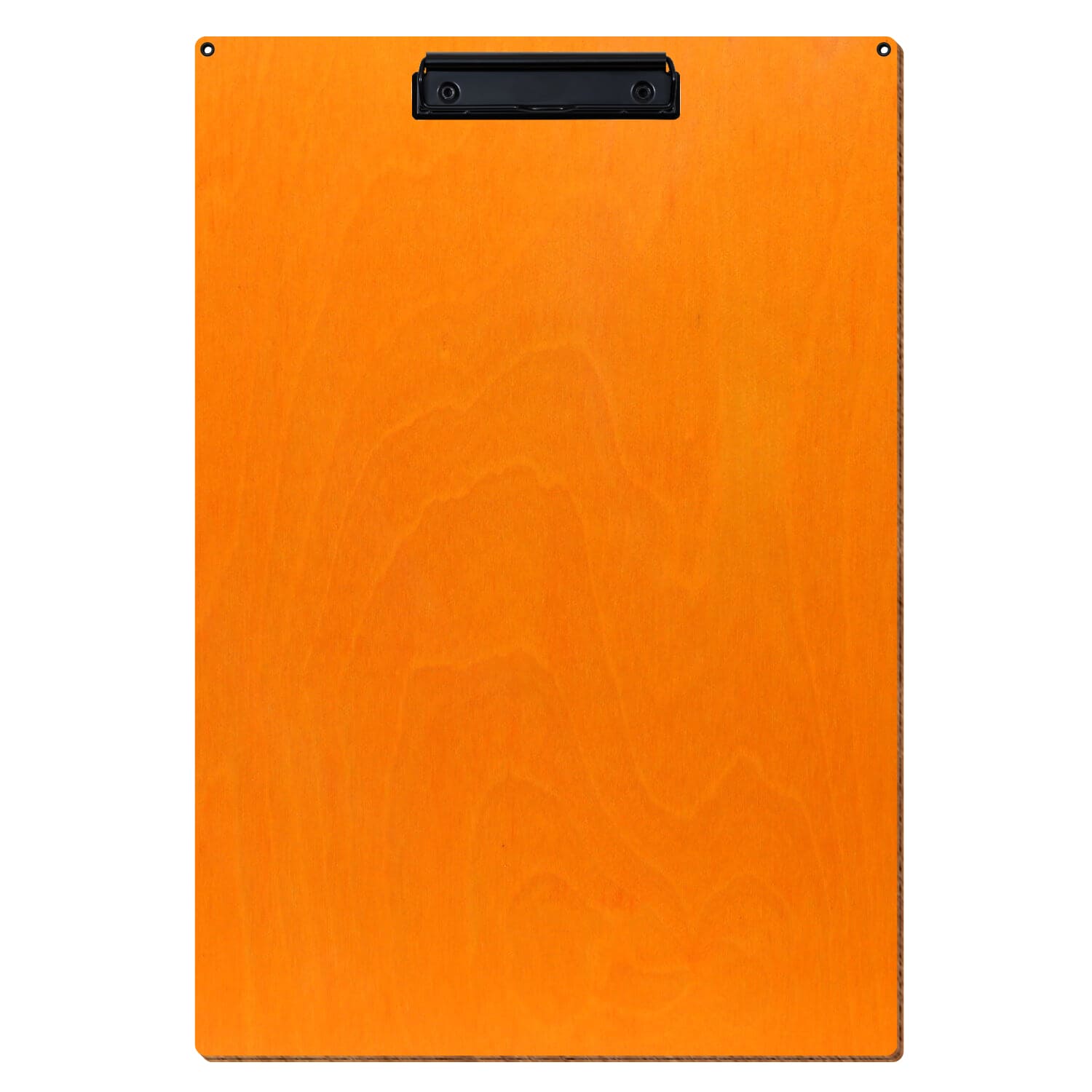 Klemmbrett Standardform Orange mit 2 Ösen A3 hochkant Bügelklemme schwarz