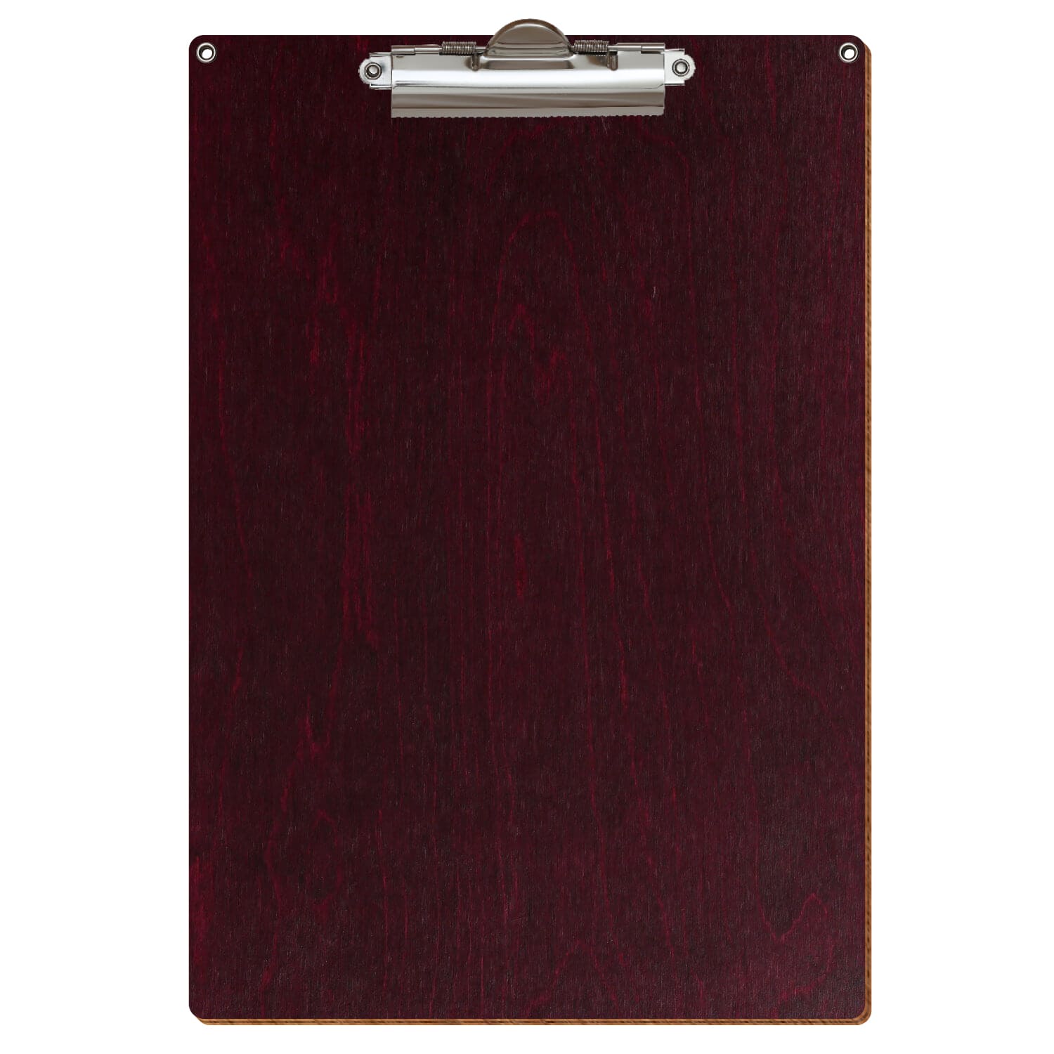 Klemmbrett Standardform Violett mit 2 Ösen A4 hochkant Zahnklemme silber