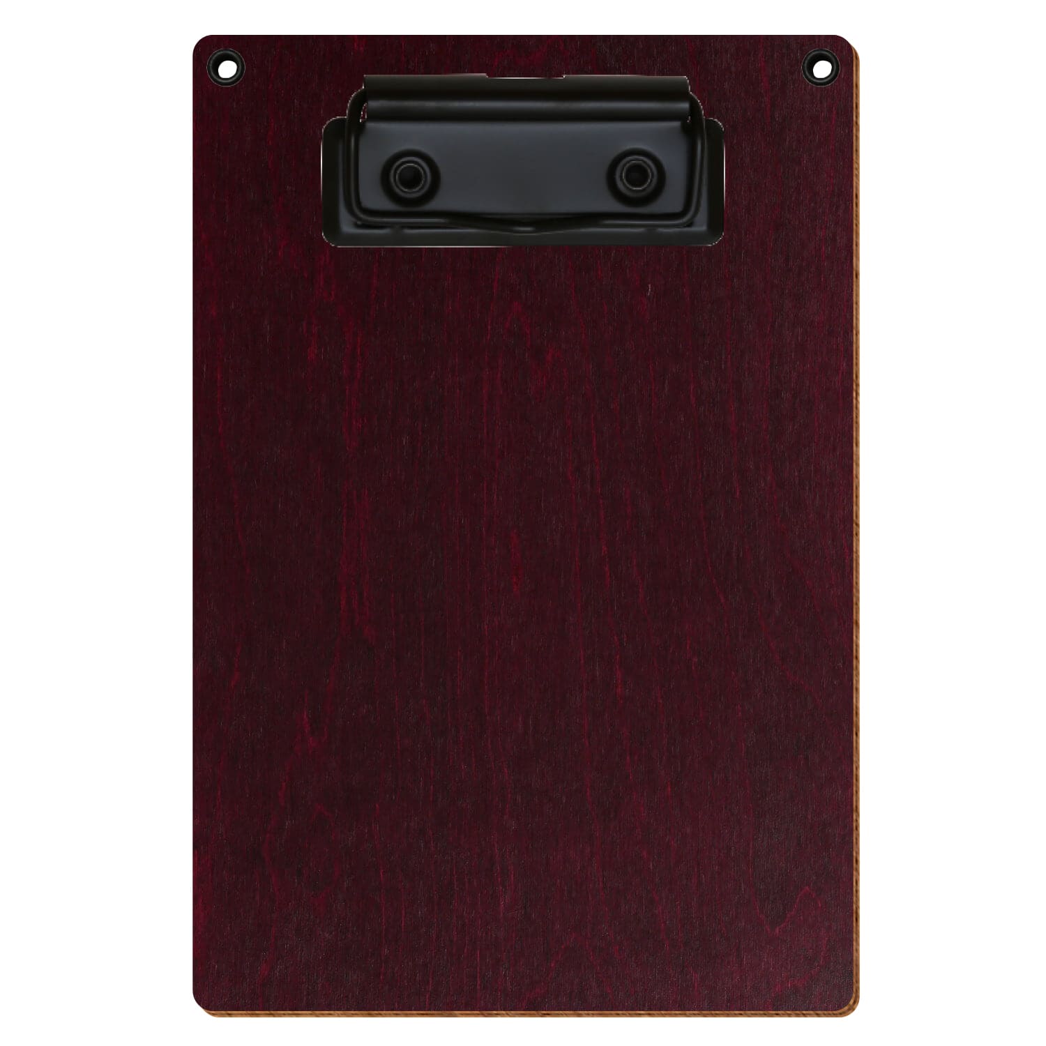 Klemmbrett Standardform Violett mit 2 Ösen A6 hochkant Bügelklemme schwarz