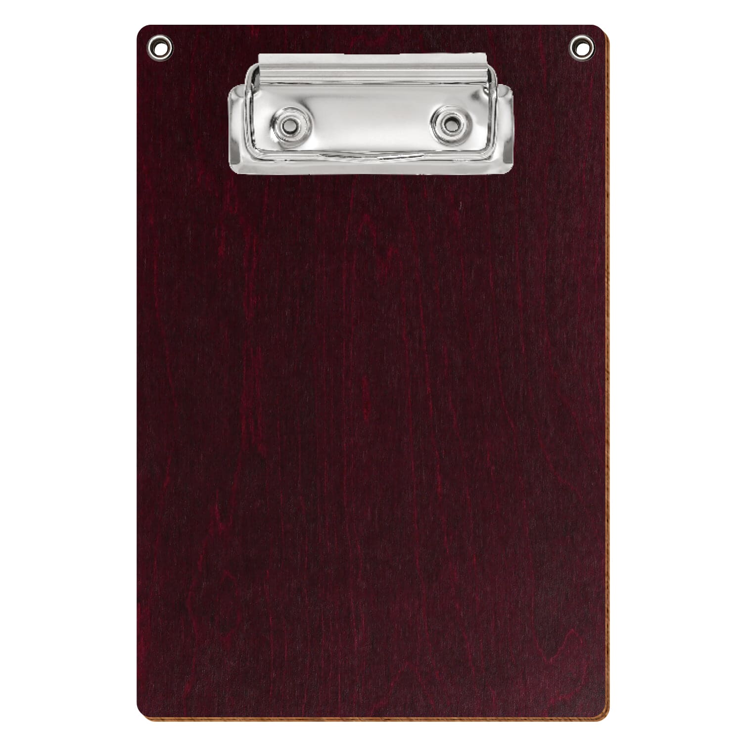 Klemmbrett Standardform Violett mit 2 Ösen A6 hochkant Bügelklemme silber