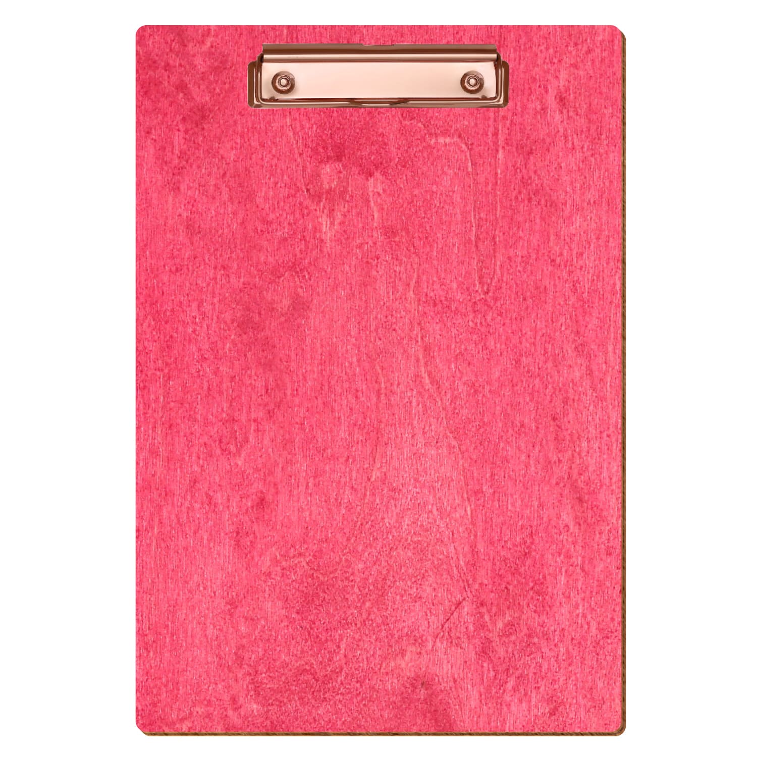 Klemmbrett Standardform Dunkelpink A4 hochkant Bügelklemme roségold