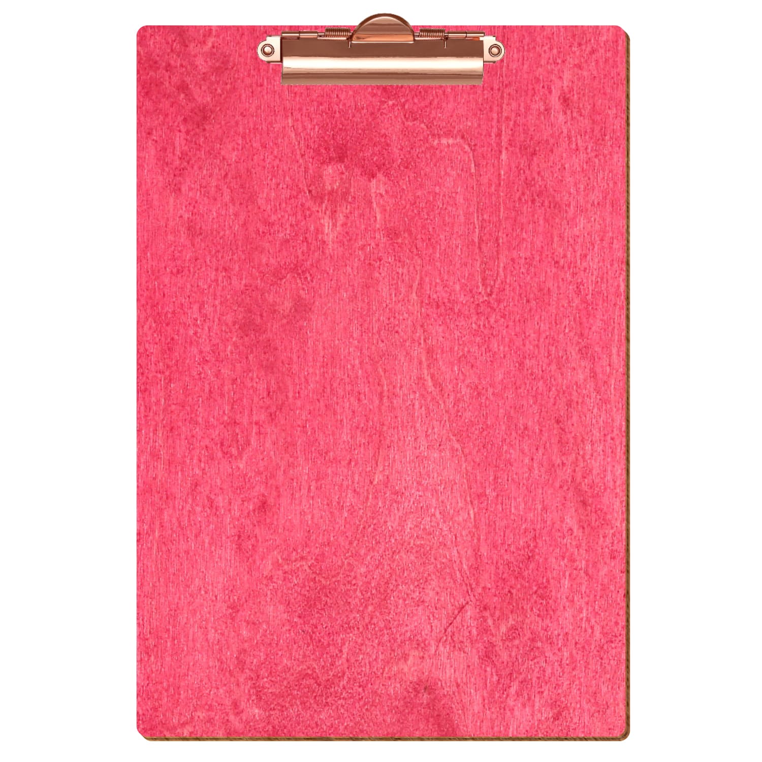 Klemmbrett Standardform Dunkelpink A4 hochkant Zahnklemme roségold