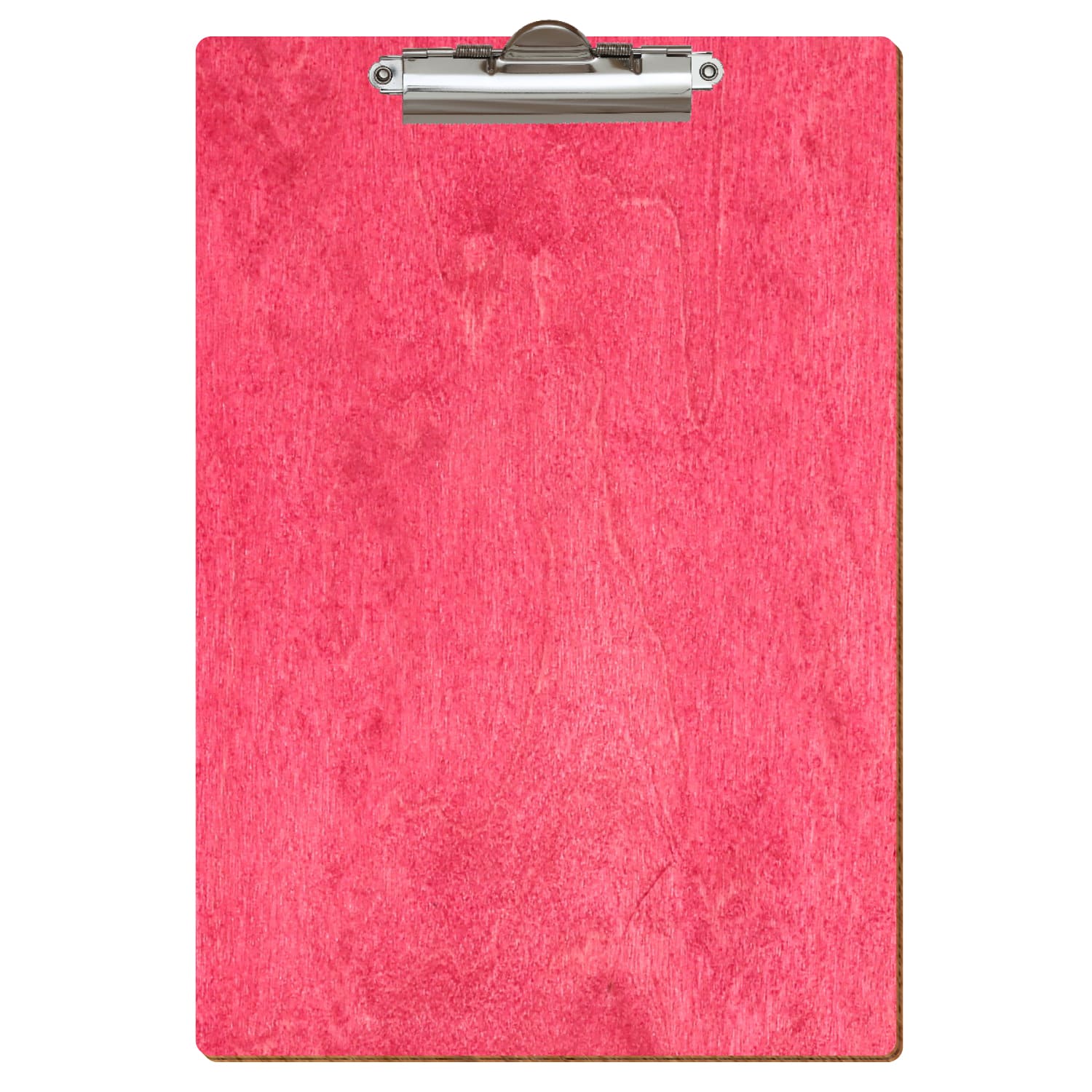 Klemmbrett Standardform Dunkelpink A4 hochkant Zahnklemme silber