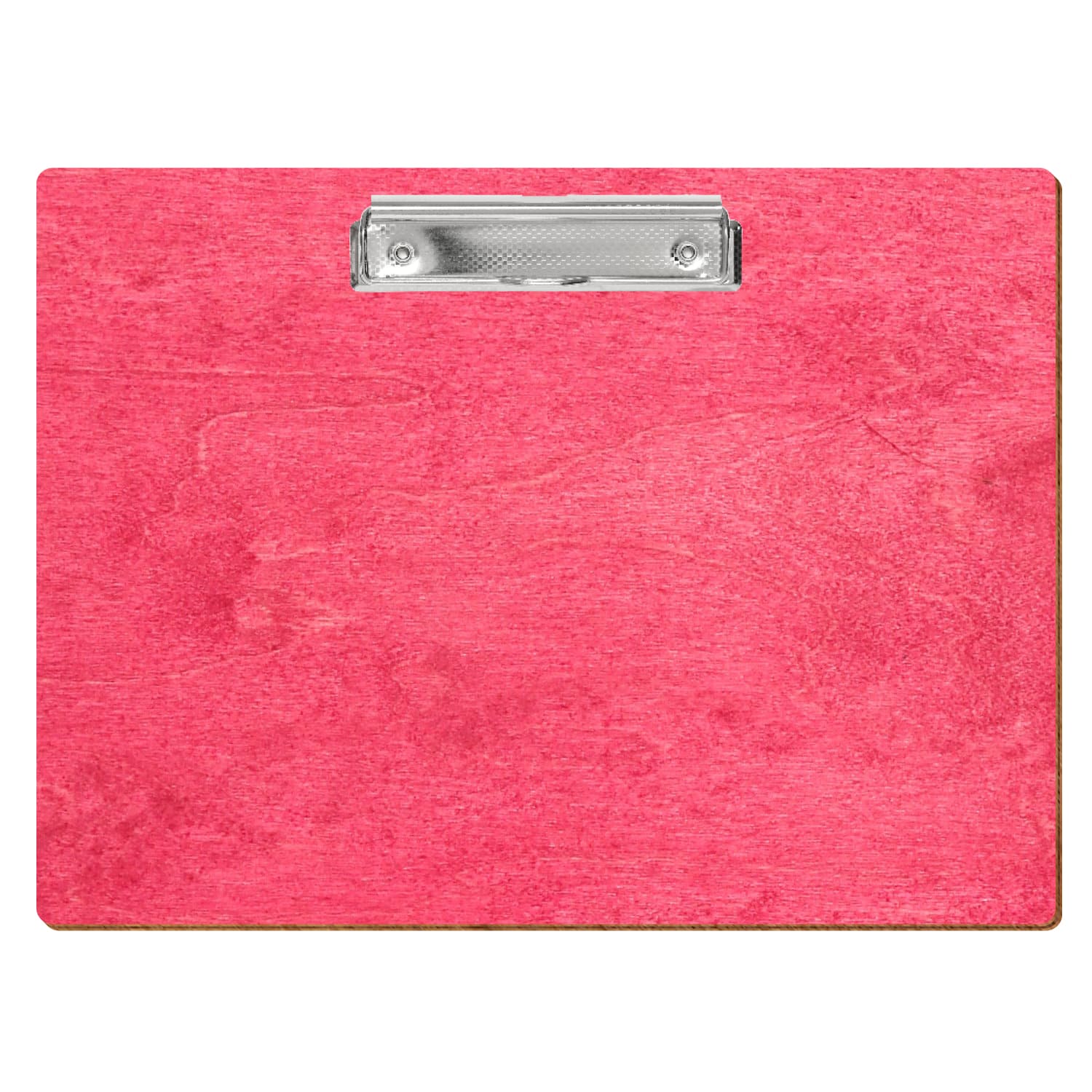 Klemmbrett Standardform Dunkelpink A4 querkant Bügelklemme silber carbon