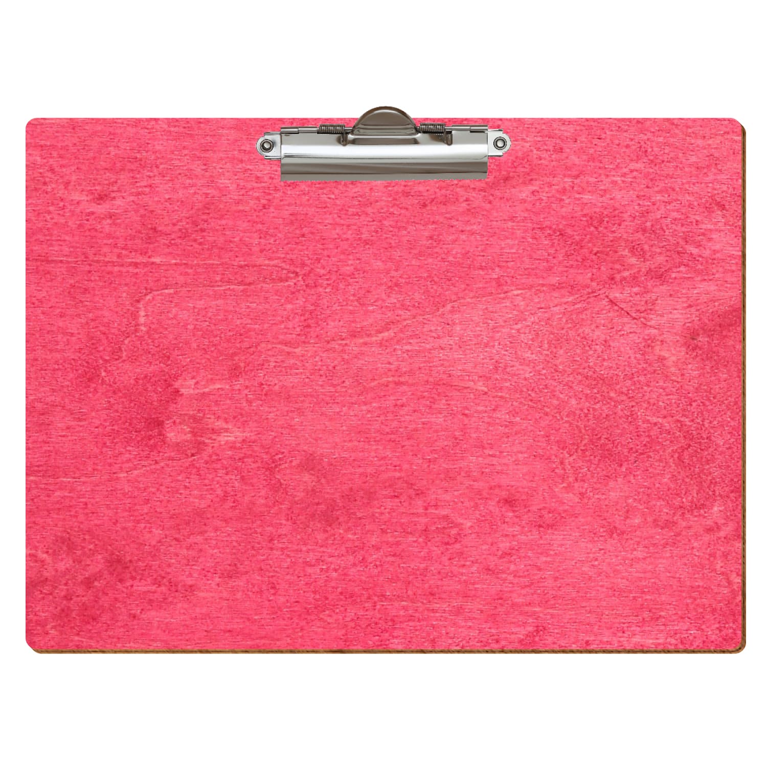 Klemmbrett Standardform Dunkelpink A4 querkant Zahnklemme silber