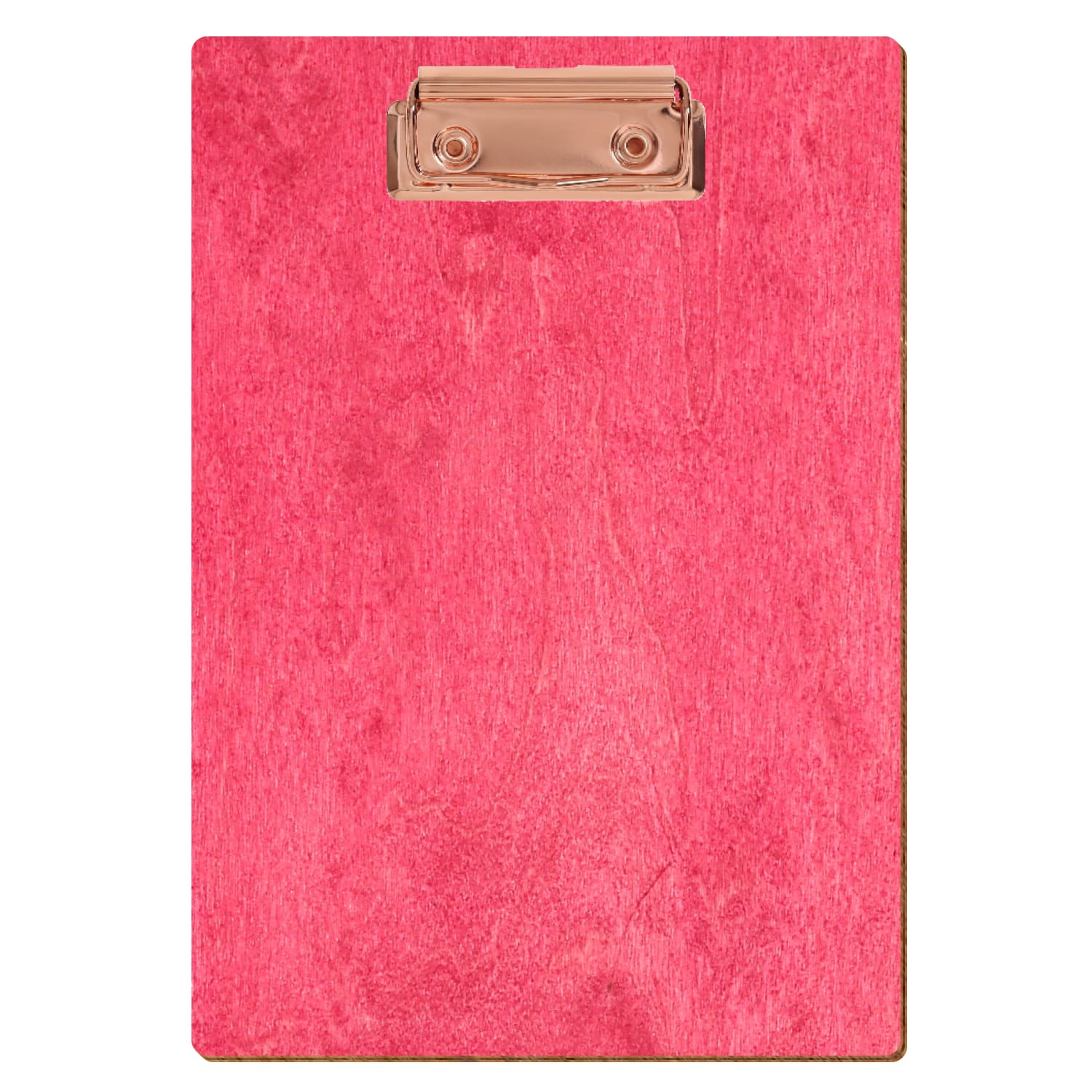Klemmbrett Standardform Dunkelpink A5 hochkant Bügelklemme roségold