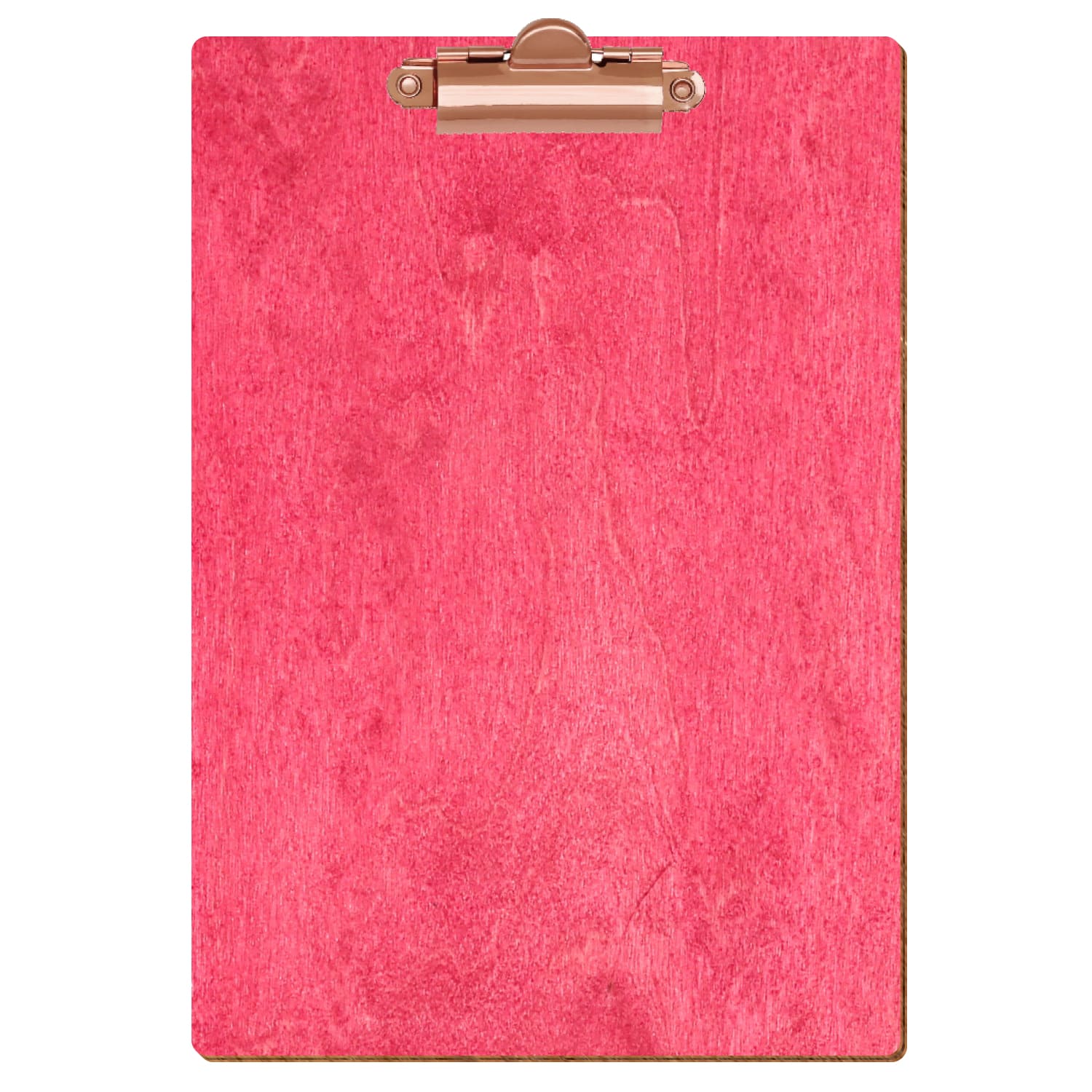 Klemmbrett Standardform Dunkelpink A5 hochkant Zahnklemme roségold