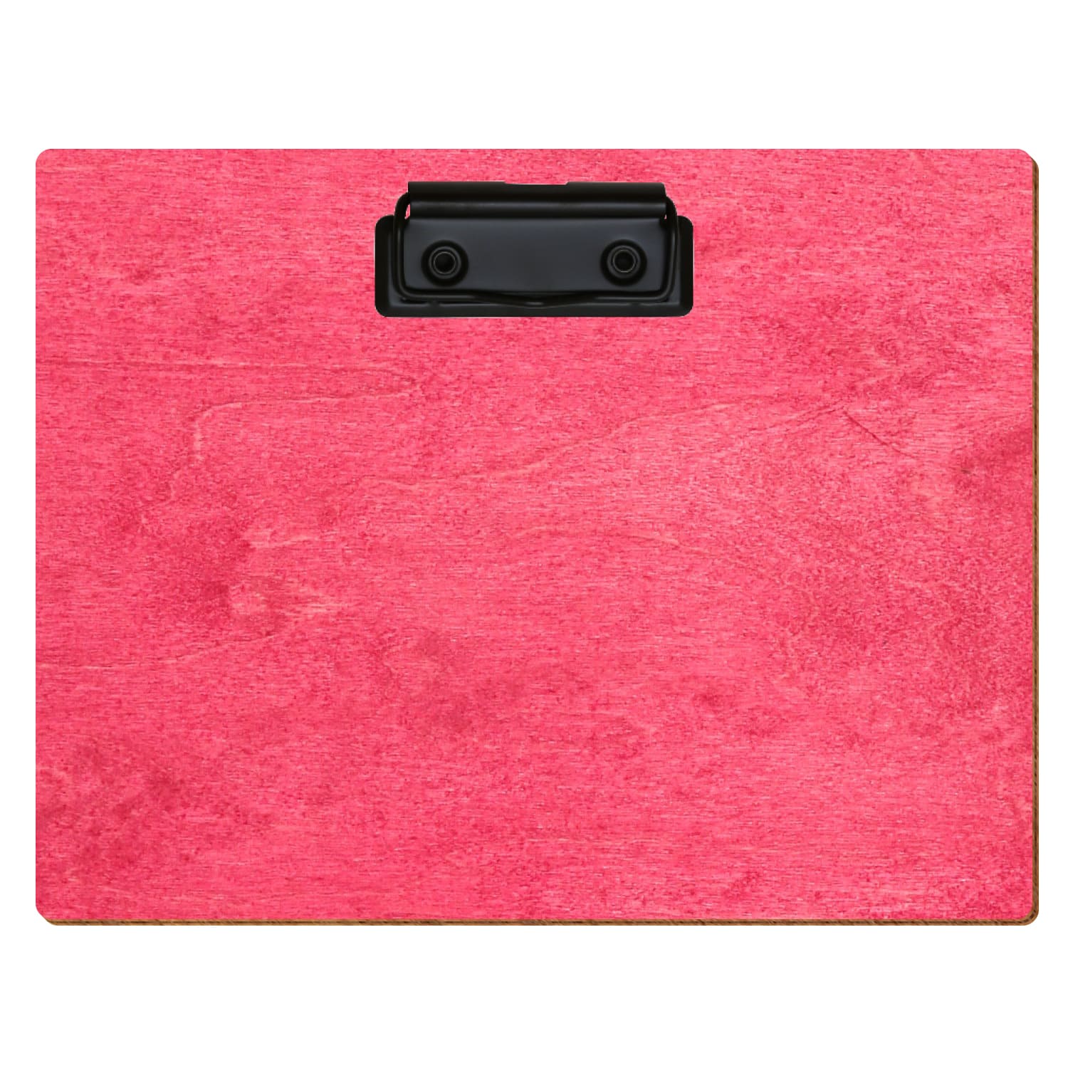 Klemmbrett Standardform Dunkelpink A5 querkant Bügelklemme schwarz