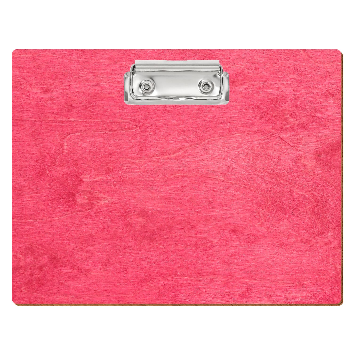 Klemmbrett Standardform Dunkelpink A5 querkant Bügelklemme silber