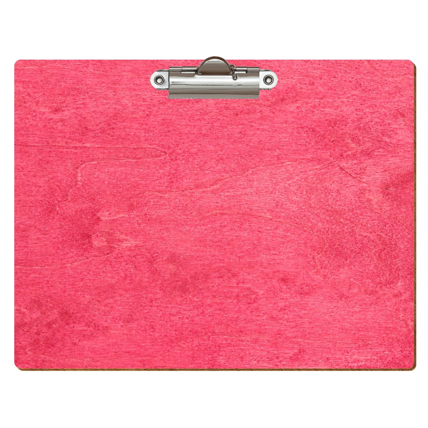 Klemmbrett Standardform Dunkelpink A5 querkant Zahnklemme silber