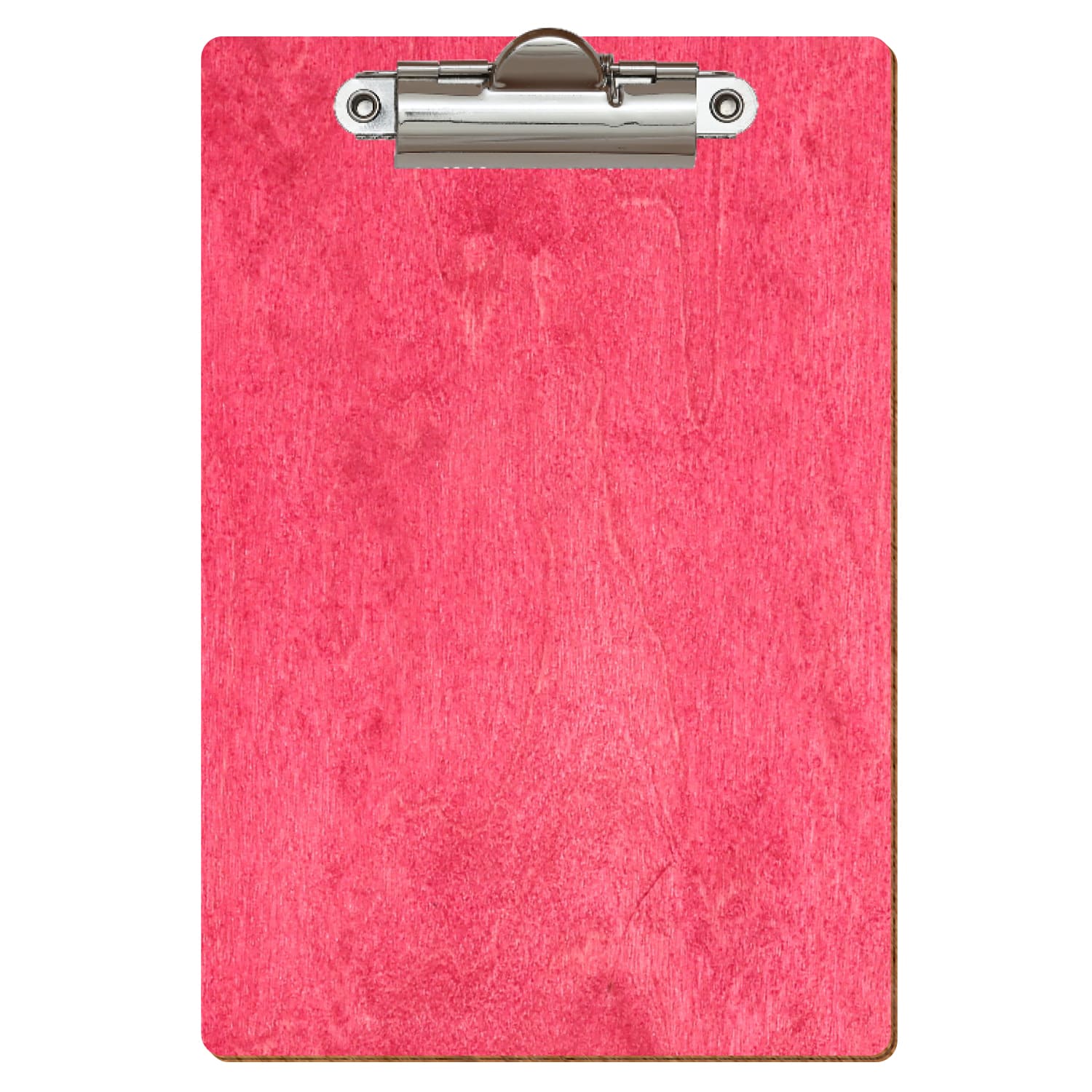 Klemmbrett Standardform Dunkelpink A6 hochkant Zahnklemme silber