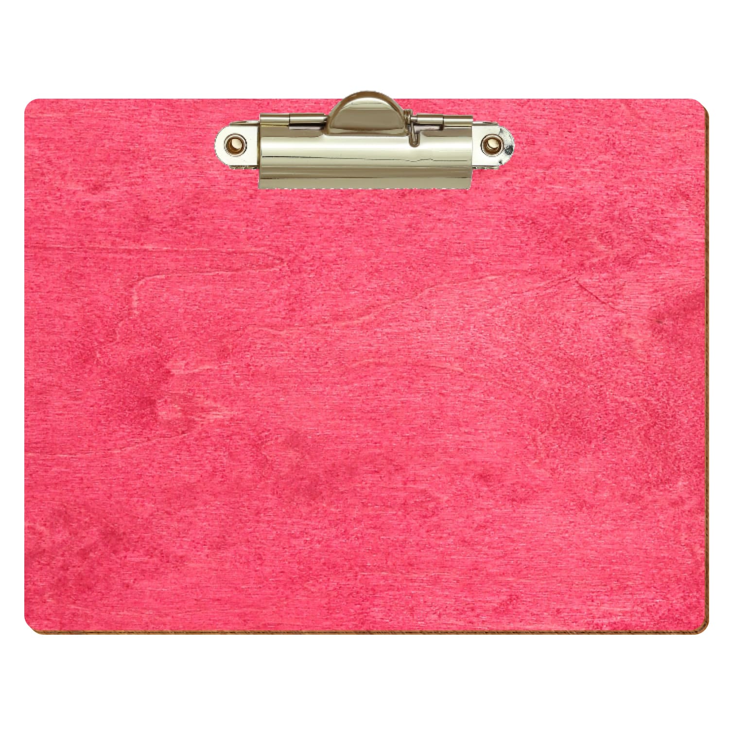 Klemmbrett Standardform Dunkelpink A6 querkant Zahnklemme gold