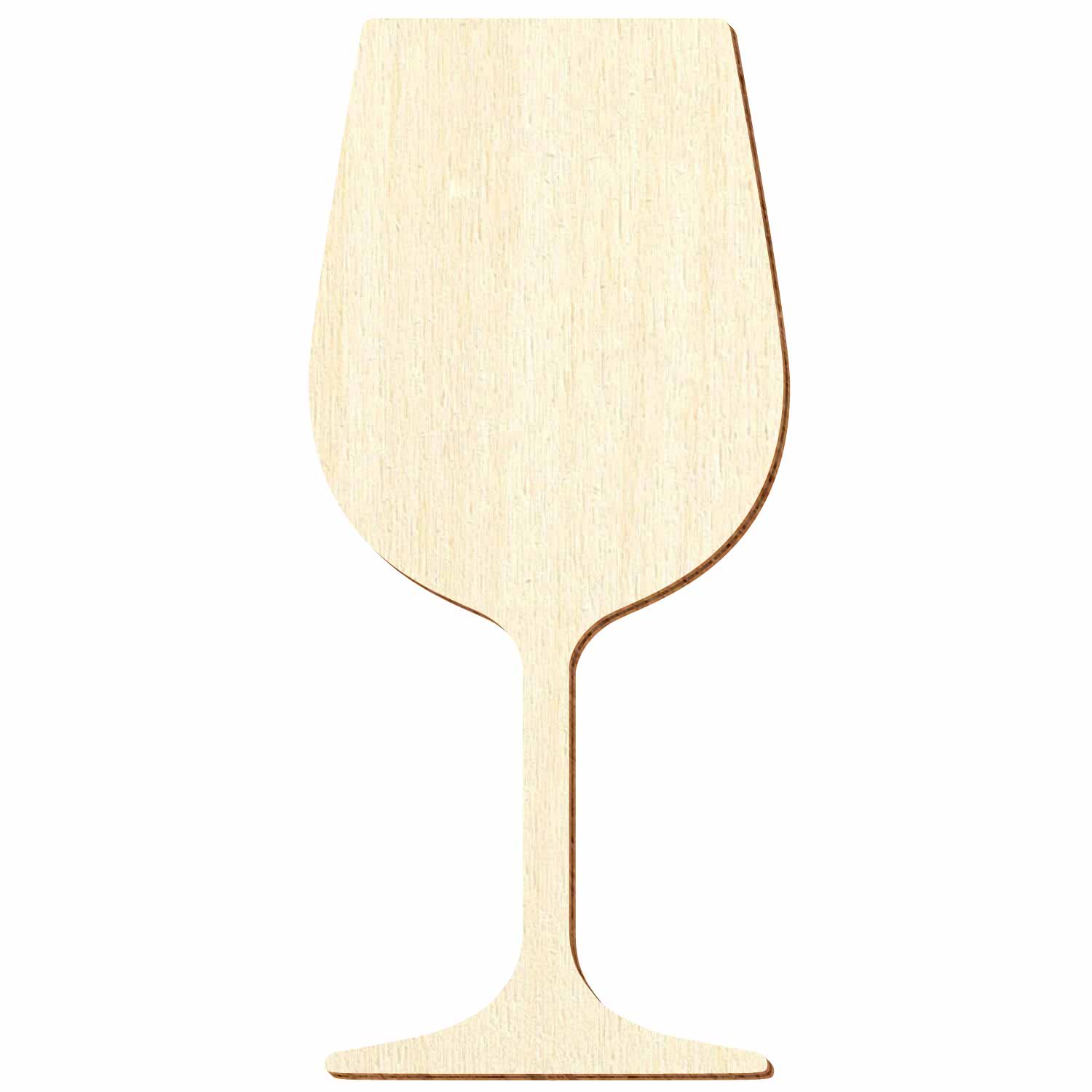 Weißweinglas Holz Zuschnitt 5-50cm