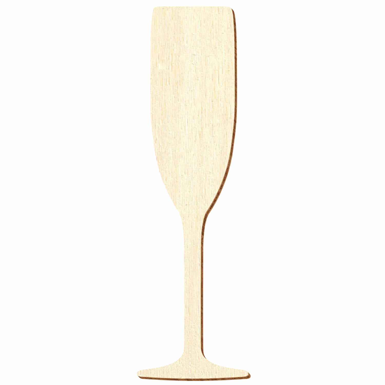 Sektglas Holz Zuschnitt 5-50cm