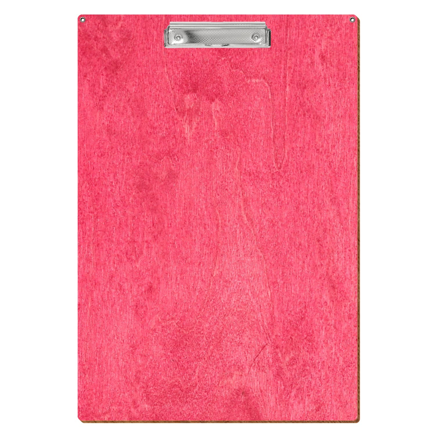 Klemmbrett Standardform Dunkelpink mit 2 Ösen A3 hochkant Bügelklemme silber carbon