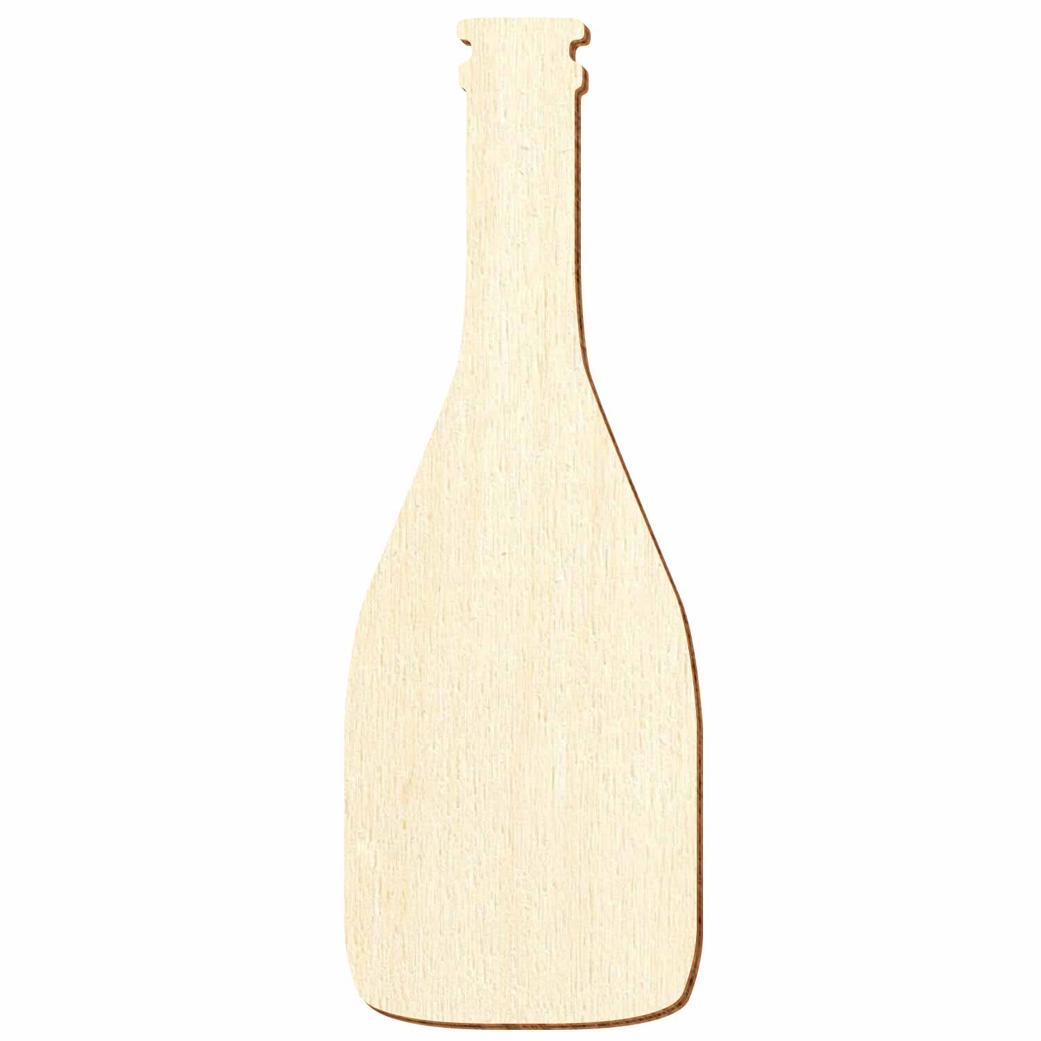 Sektflasche Holz Zuschnitt 5-50cm