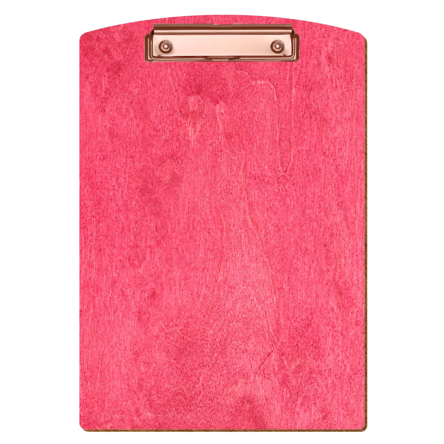 Klemmbrett Segmentform Dunkelpink A4 hochkant Bügelklemme roségold
