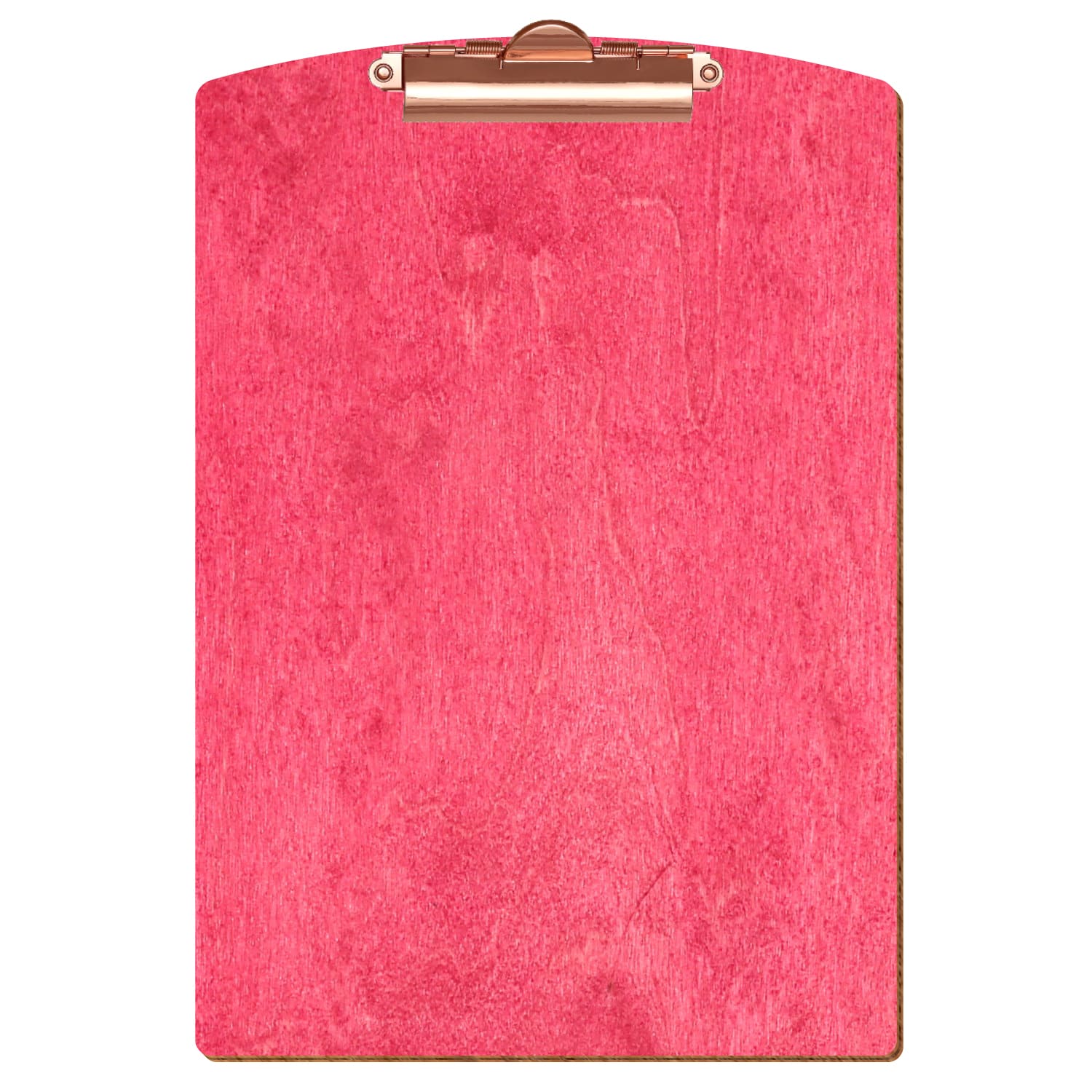 Klemmbrett Segmentform Dunkelpink A4 hochkant Zahnklemme roségold