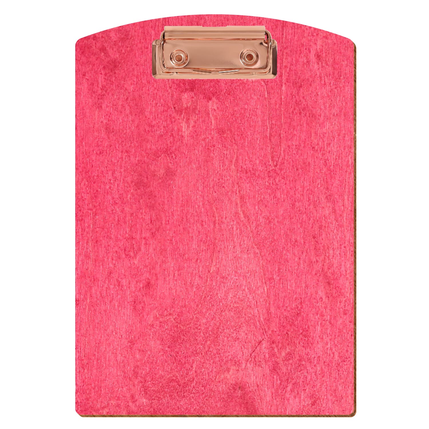 Klemmbrett Segmentform Dunkelpink A5 hochkant Bügelklemme roségold