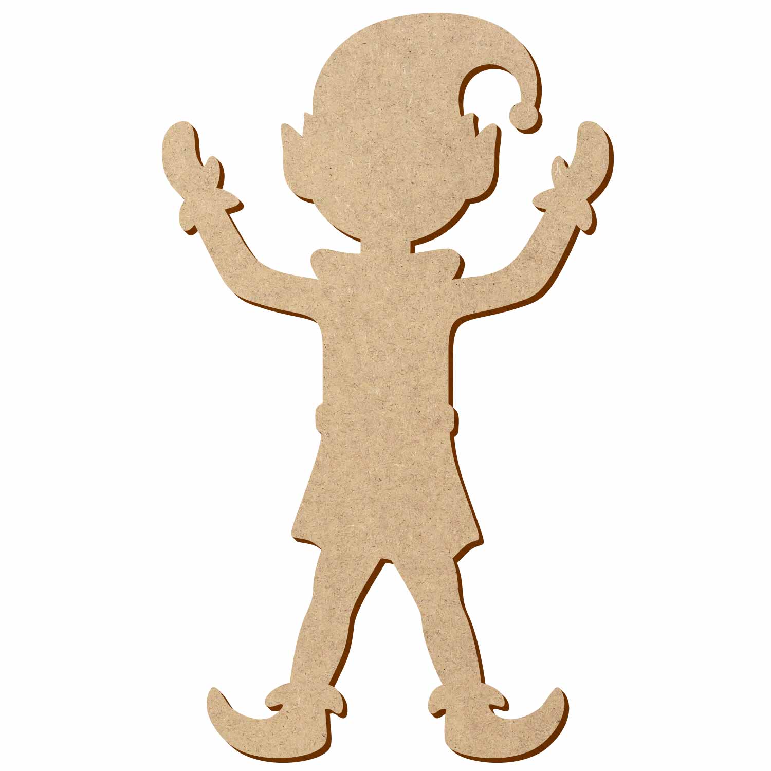 Weihnachtself MDF Zuschnitt 5-50cm