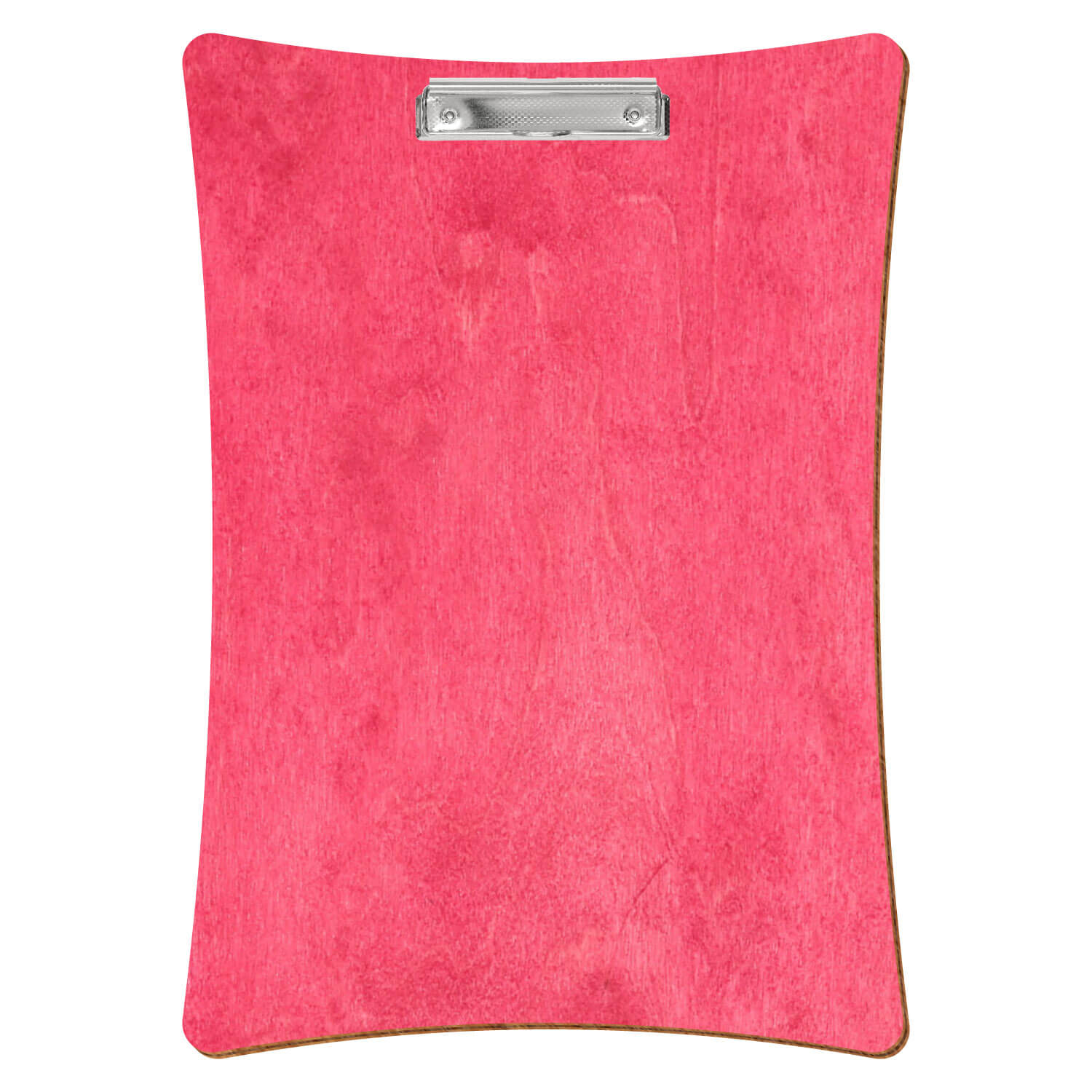 Bütic Holz-Klemmbrett konkav- dunkelpink- A3 hochkant mit carbon-silberner Bügelklemme