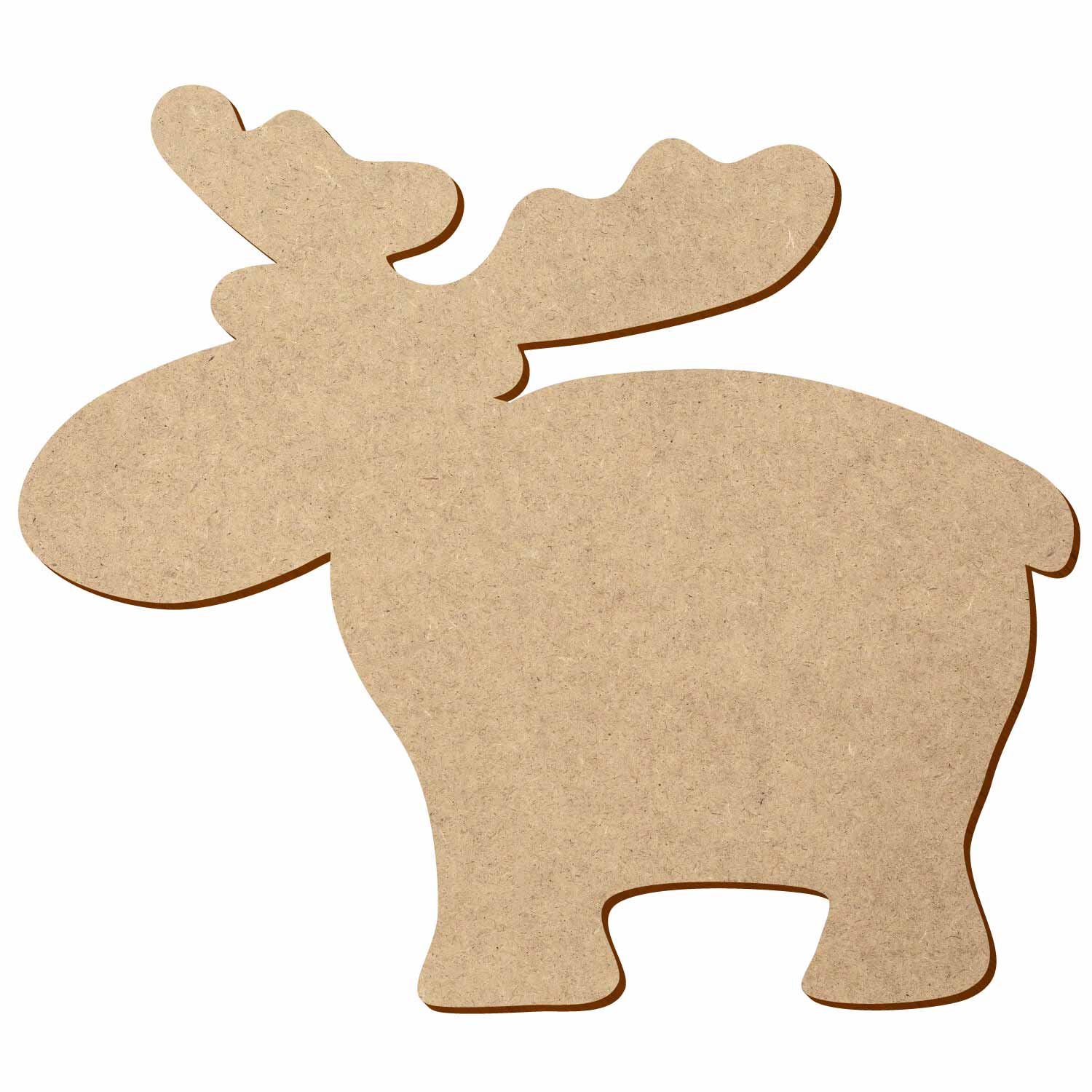 Elch Weihnachtselch MDF Zuschnitt 5-50cm