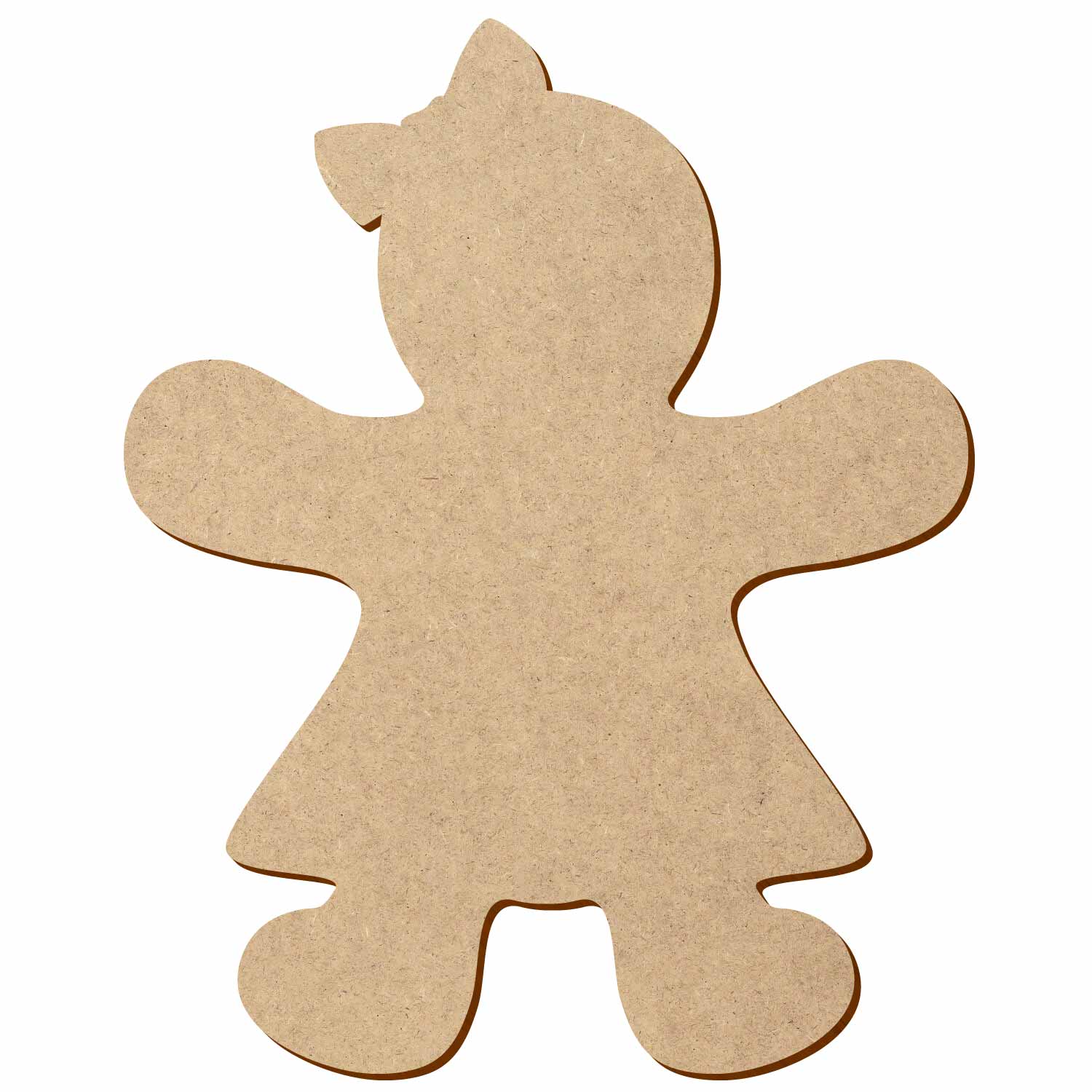 Lebkuchenfrau MDF Zuschnitt 5-50cm