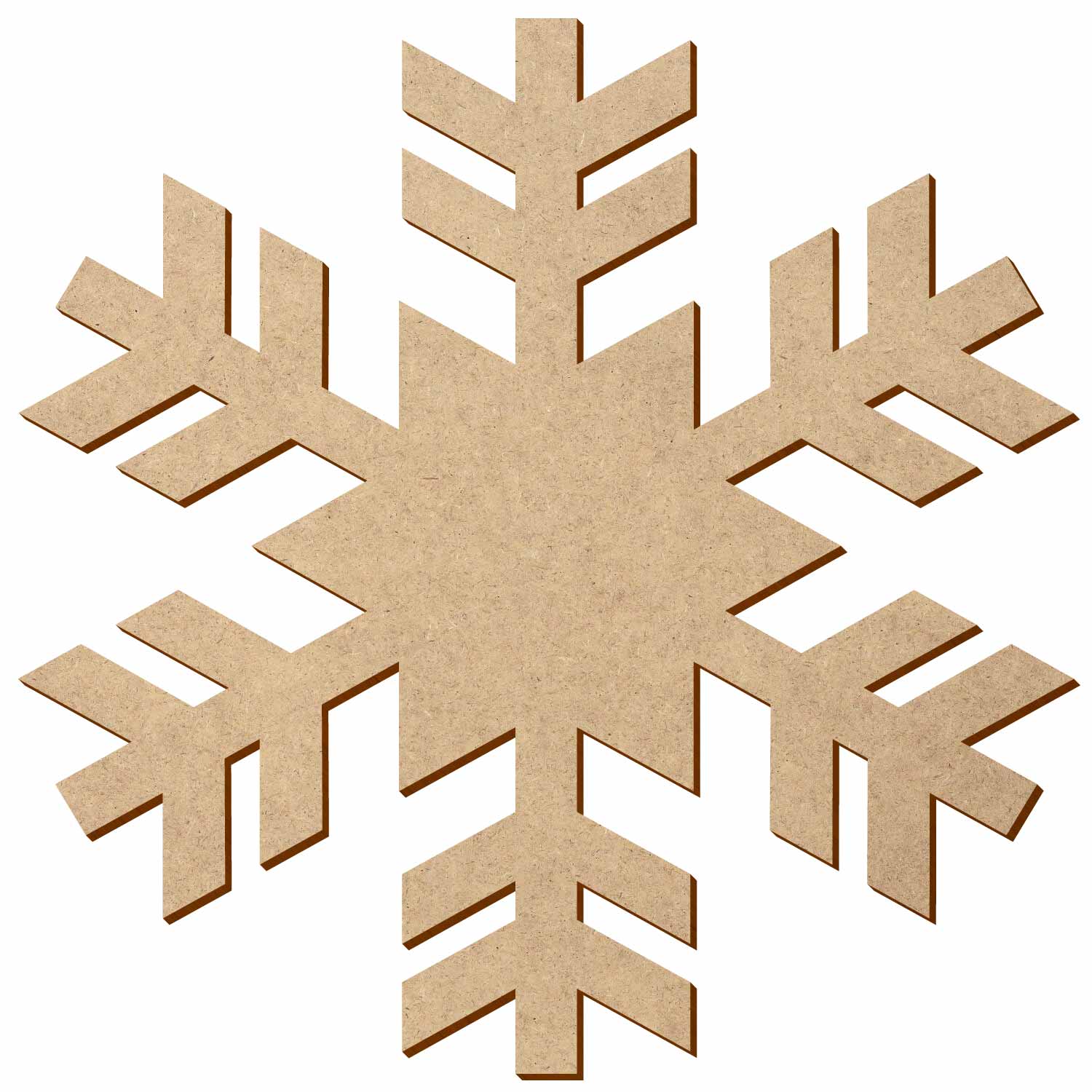 Schneeflocke Kristall MDF Zuschnitt 5-50cm