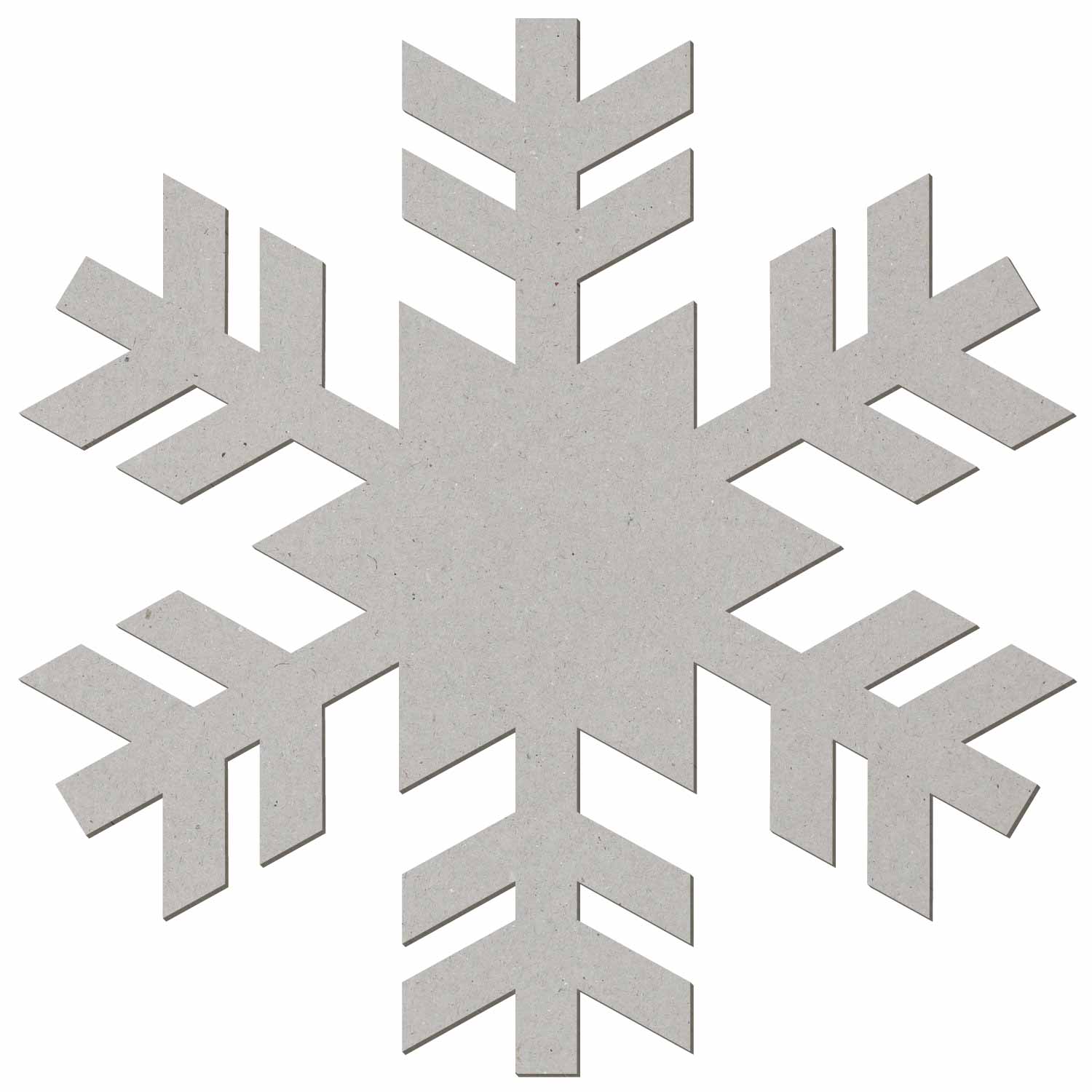 Schneeflocke Kristall Pappe Zuschnitt 5-50cm