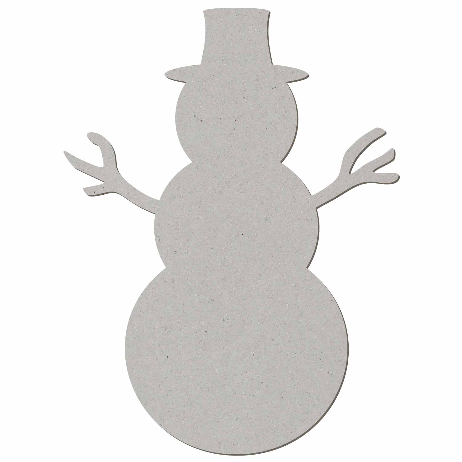 Schneemann V1 Pappe Zuschnitt 5-50cm