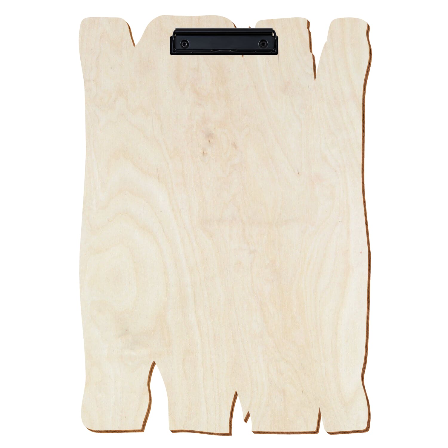 Klemmbrett Holzbrettform Birke natur A3 hochkant Bügelklemme schwarz