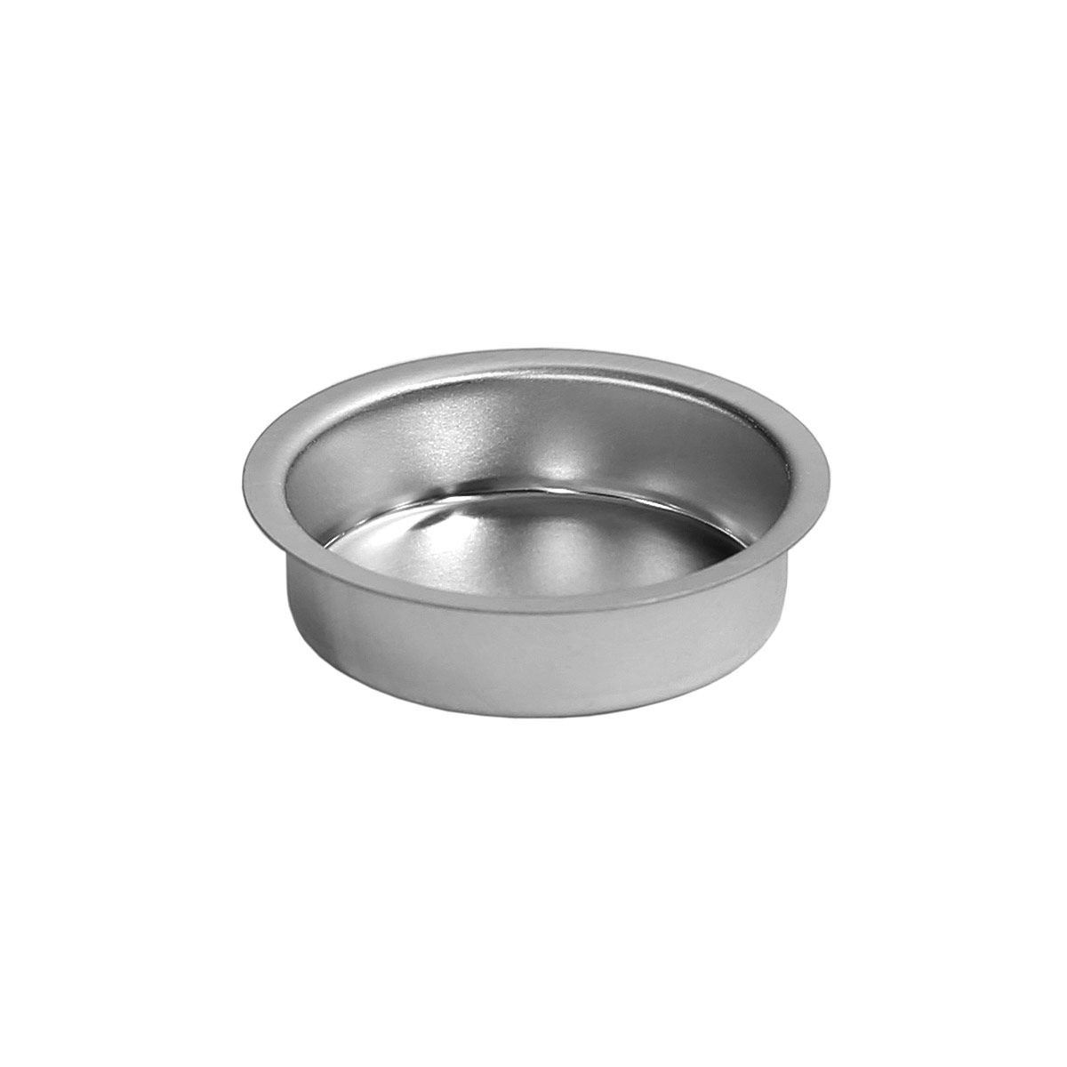 Teelichthalter silbern 40mm tief - 1 Stück