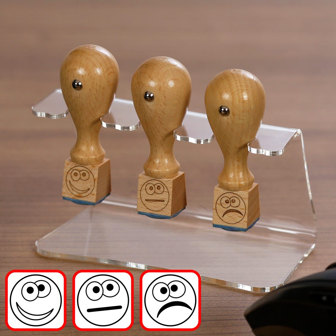 Lehrerstempel - Smiley Set
