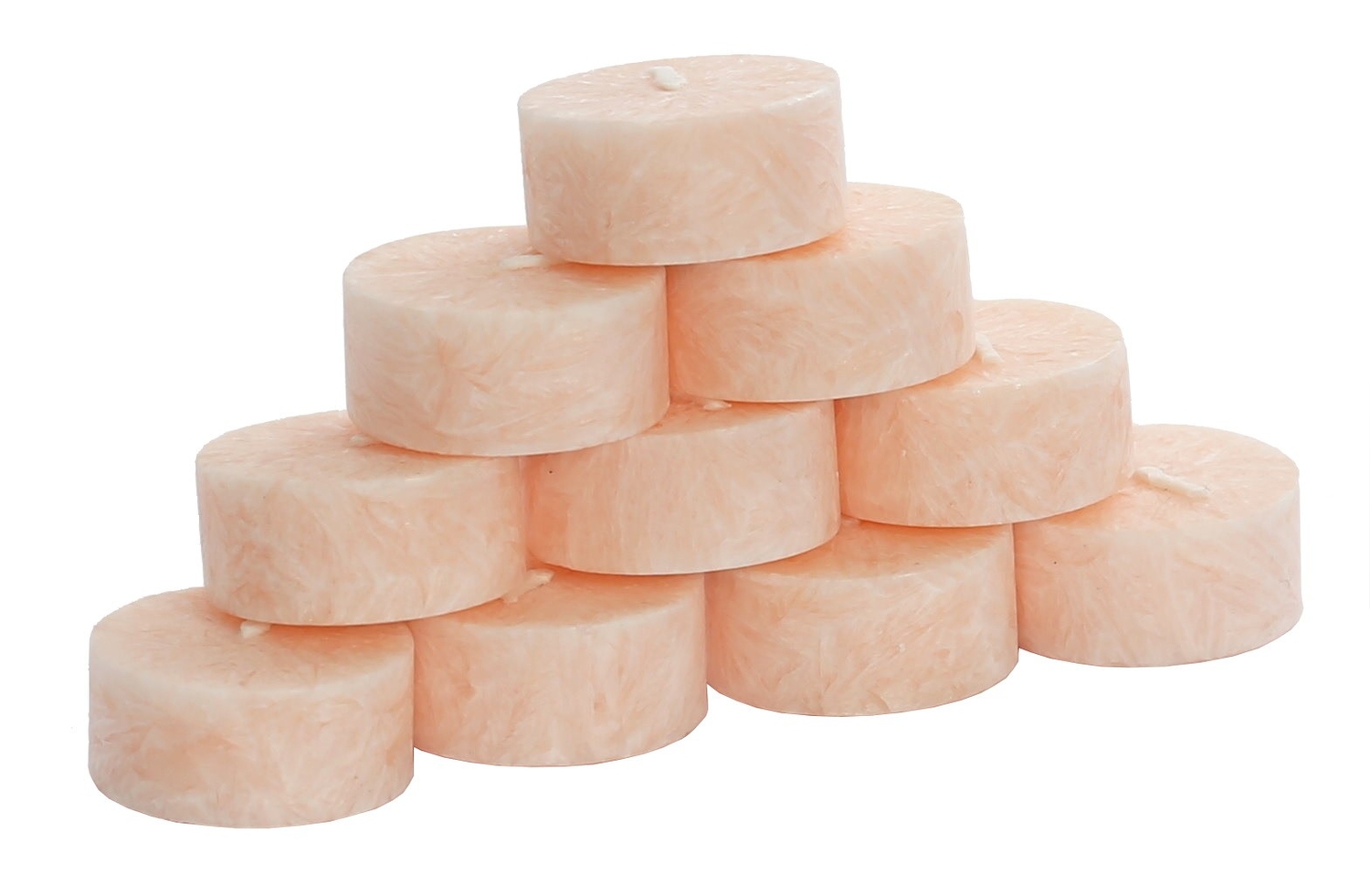 Teelichter Stearin 10er creme