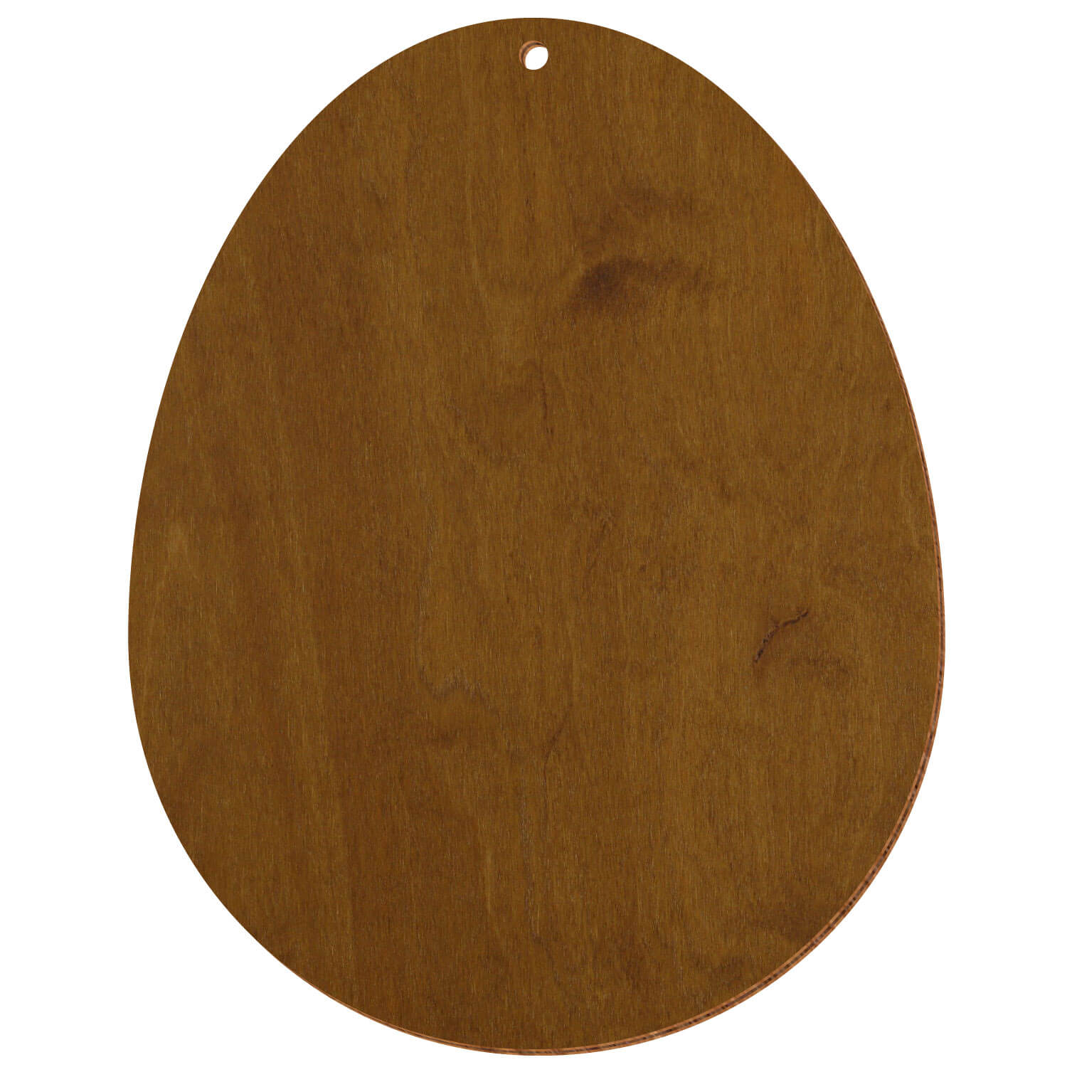 Holzosterei in der Farbe Teak aus Birkensperrholz mit Aufhängeloch